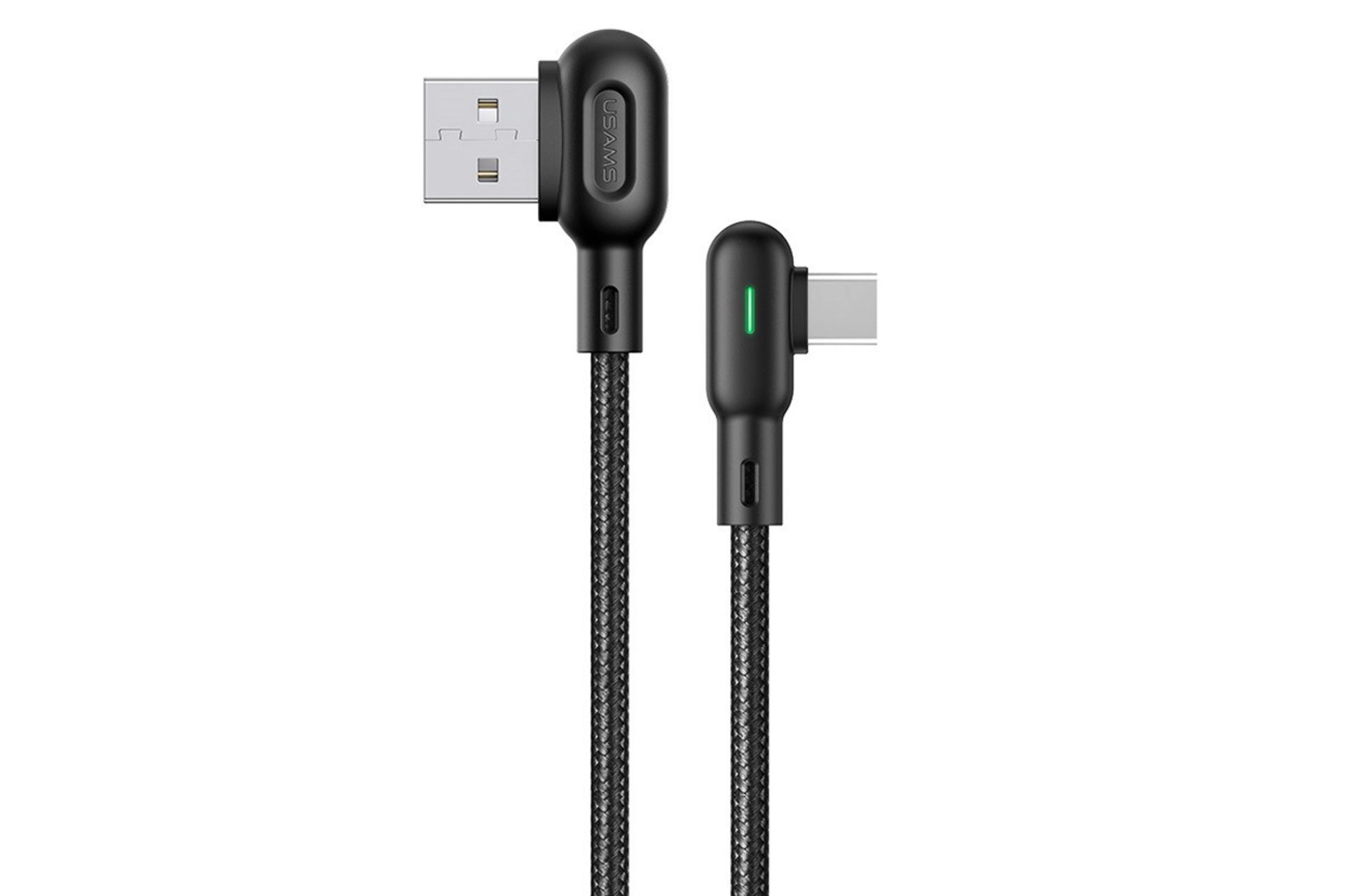 کابل شارژ USB یوسمز USB به Type-C مدل U57 با طول 1.2 متر مشکی