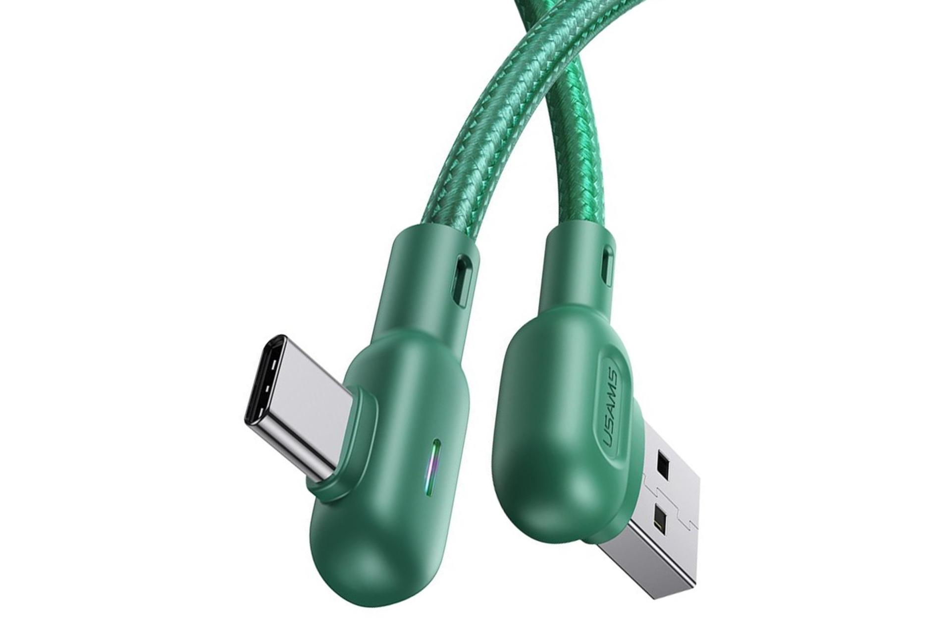 کانکتور کابل شارژ USB یوسمز USB به Type-C مدل U57 با طول 1.2 متر