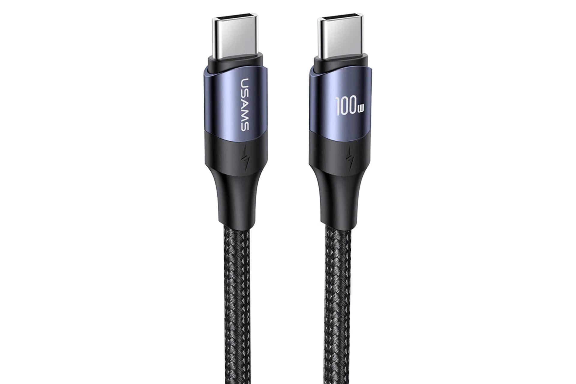 کانکتور کابل شارژ USB یوسمز Type-C به Type-C مدل U71 100w با طول 3 متر