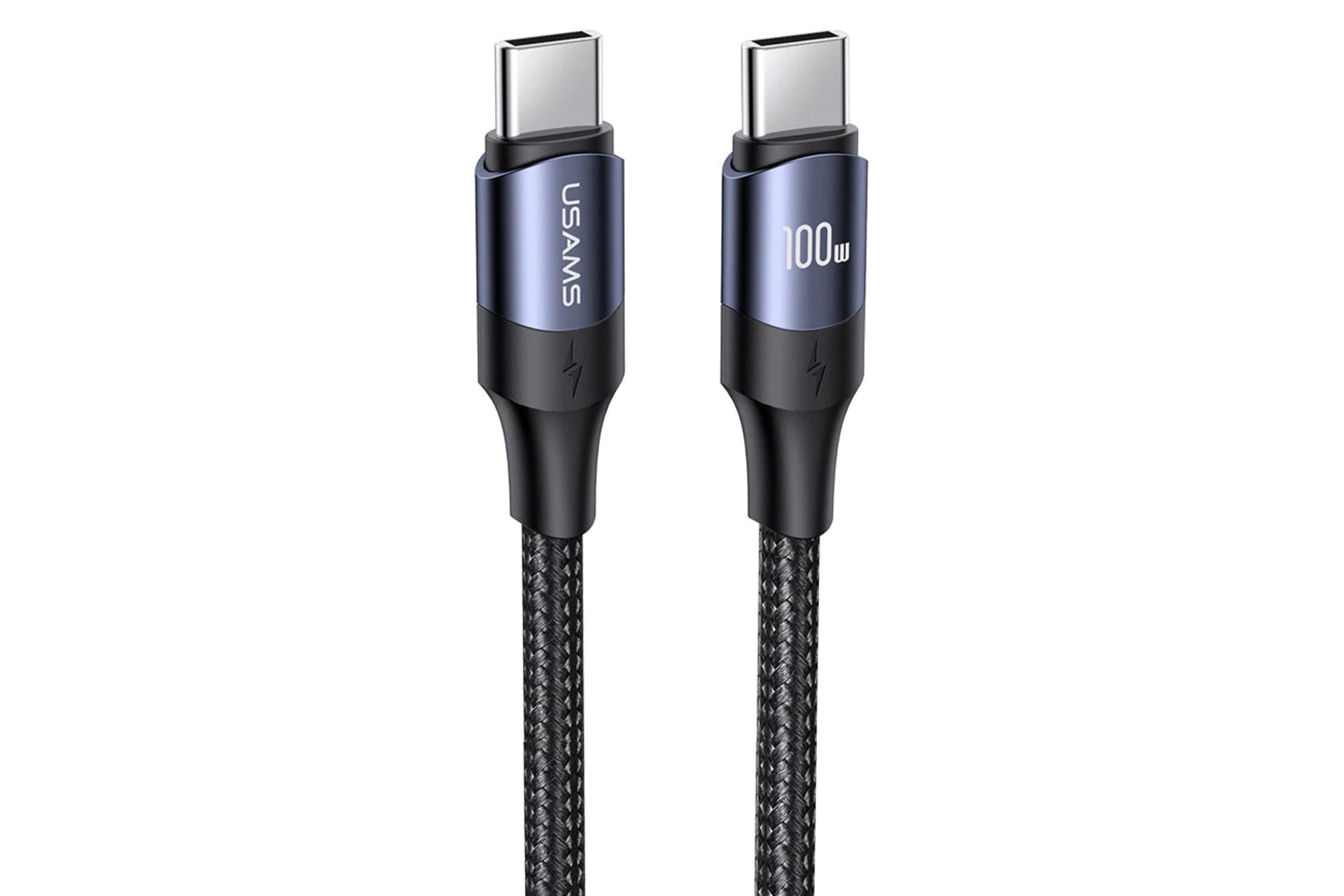 کانکتور کابل شارژ USB یوسمز Type-C به Type-C مدل U71 100w با طول 3 متر