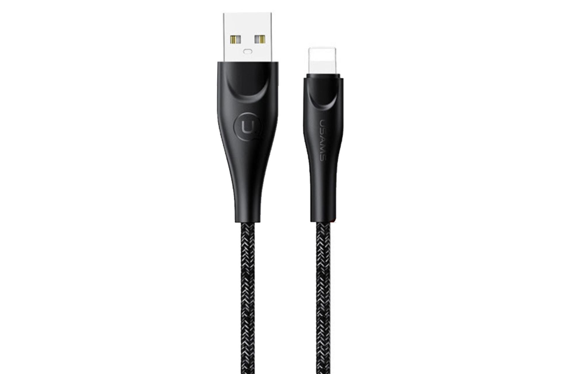 کابل شارژ USB یوسمز USB به Lightning مدل U41 Braided با طول 1 متر مشکی