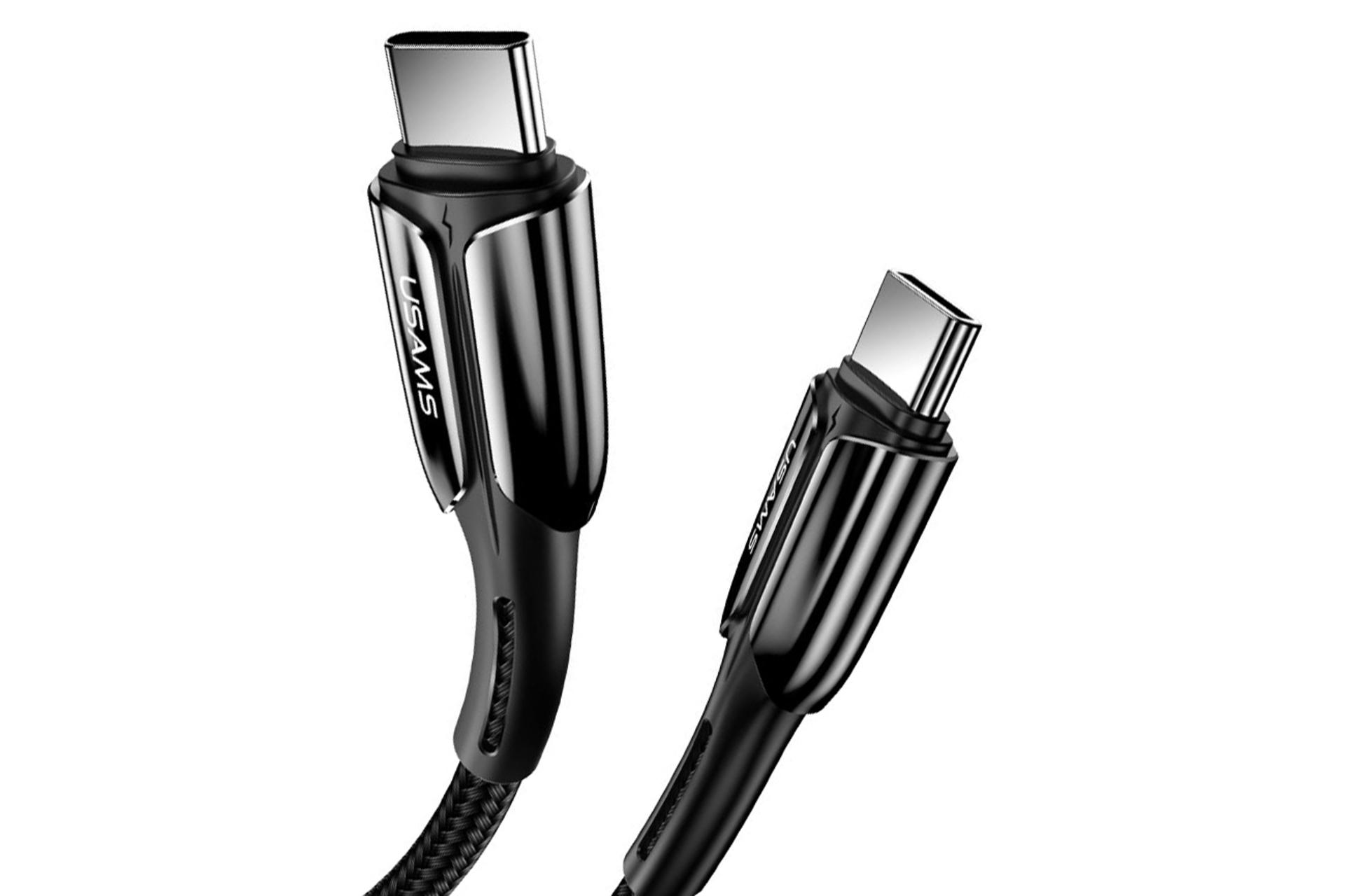 کانکتور کابل شارژ USB یوسمز Type-C به Type-C مدل U42 با طول 1.2 متر