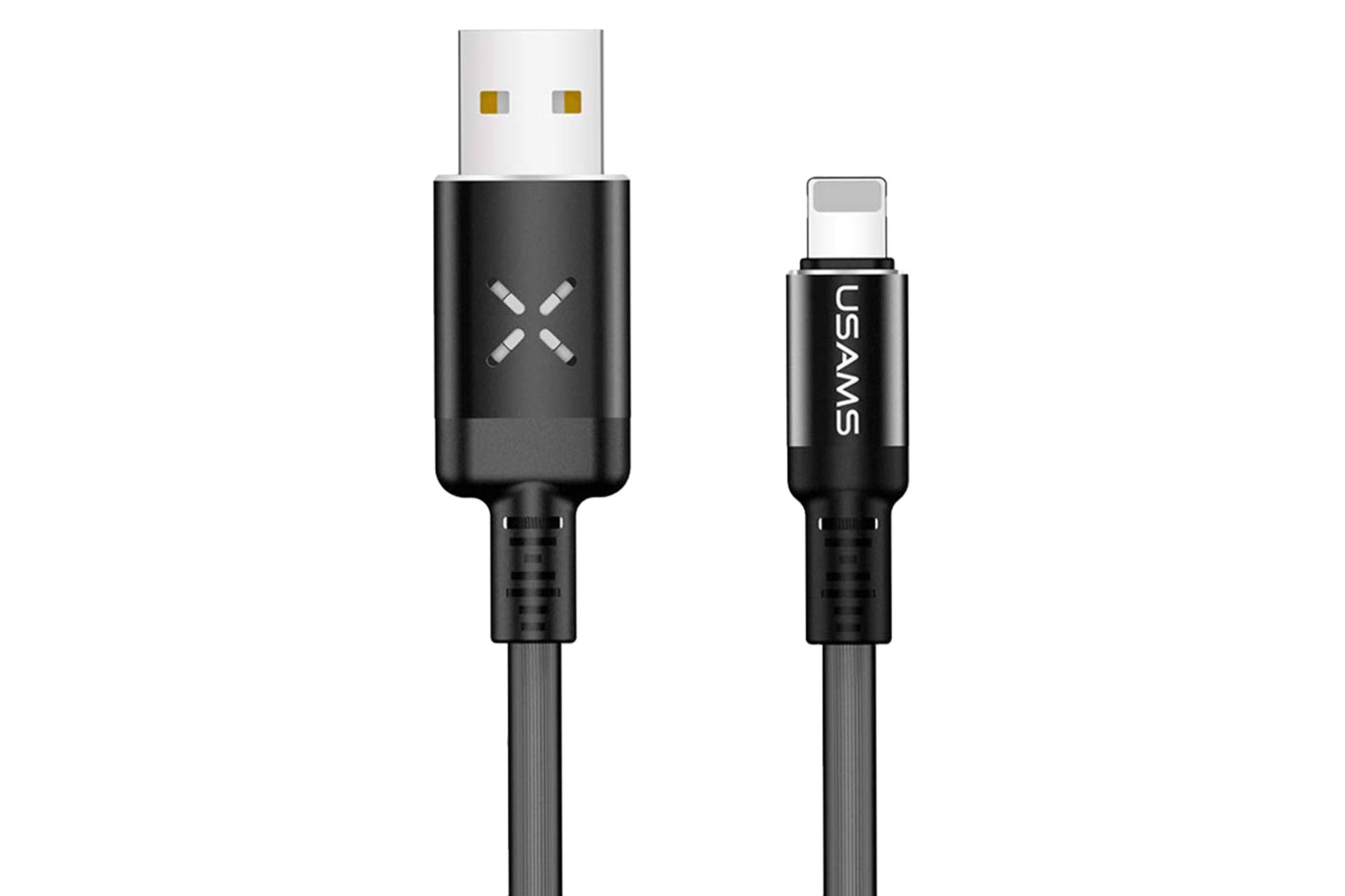 کابل شارژ USB یوسمز USB به Lightning مدل U16 با طول 1 متر مشکی