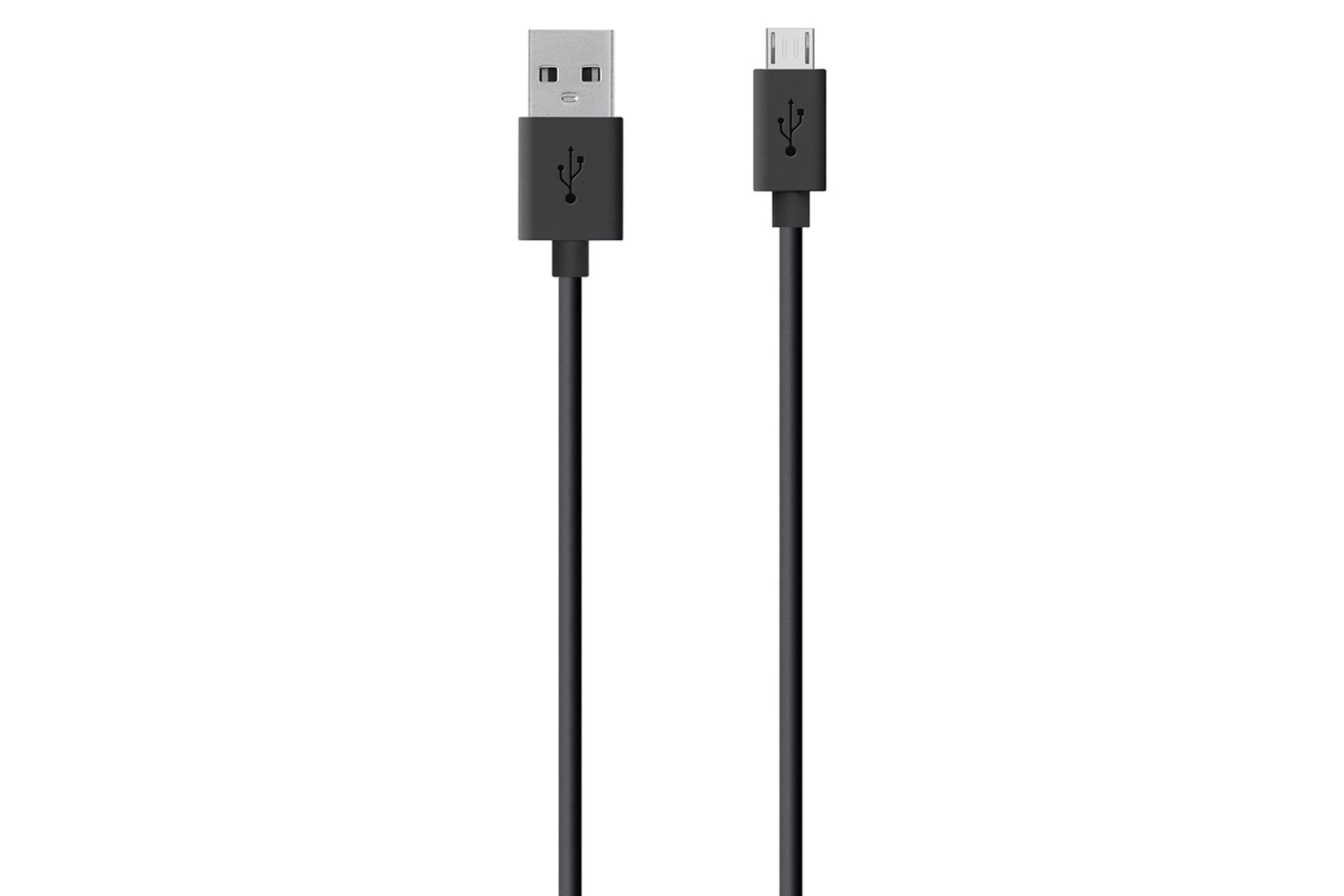 کابل شارژ USB بلکین USB به Micro-USB مدل MIXIT F2CU012 با طول 2 متر مشکی