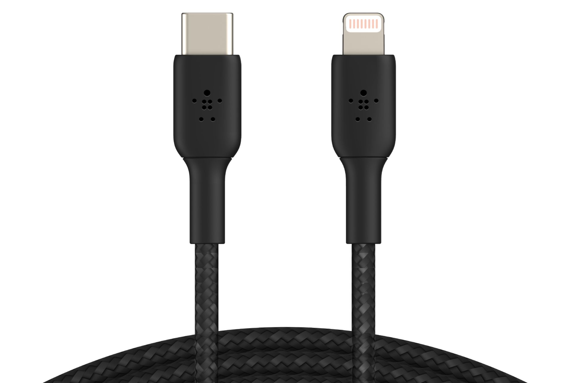 کابل شارژ USB بلکین Type-C به Lightning مدل BoostCharge Braided CAA004 با طول 1 متر مشکی