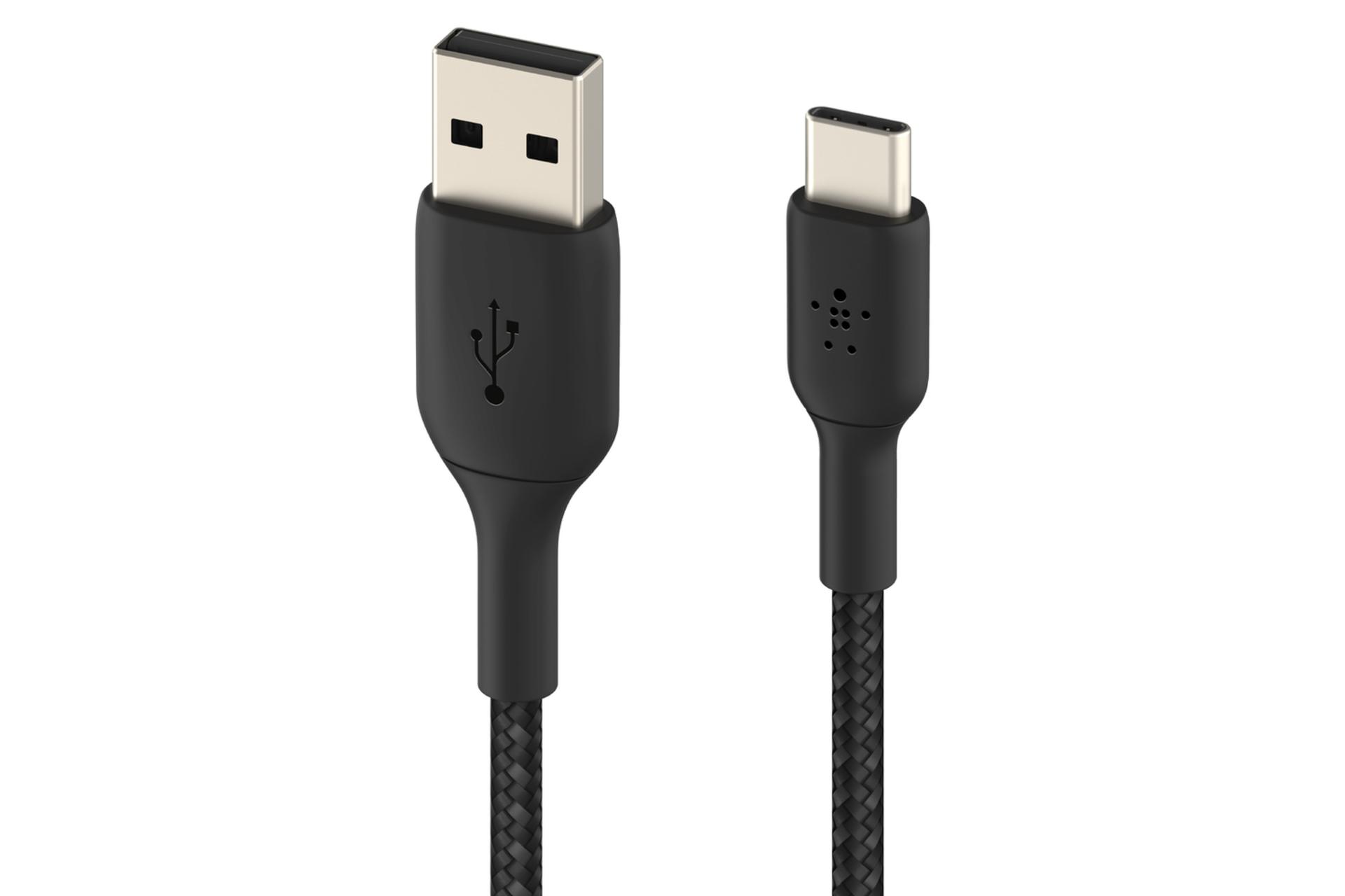 کابل شارژ USB بلکین USB به Type-C مدل BoostCharge Braided CAB002 با طول 3 متر