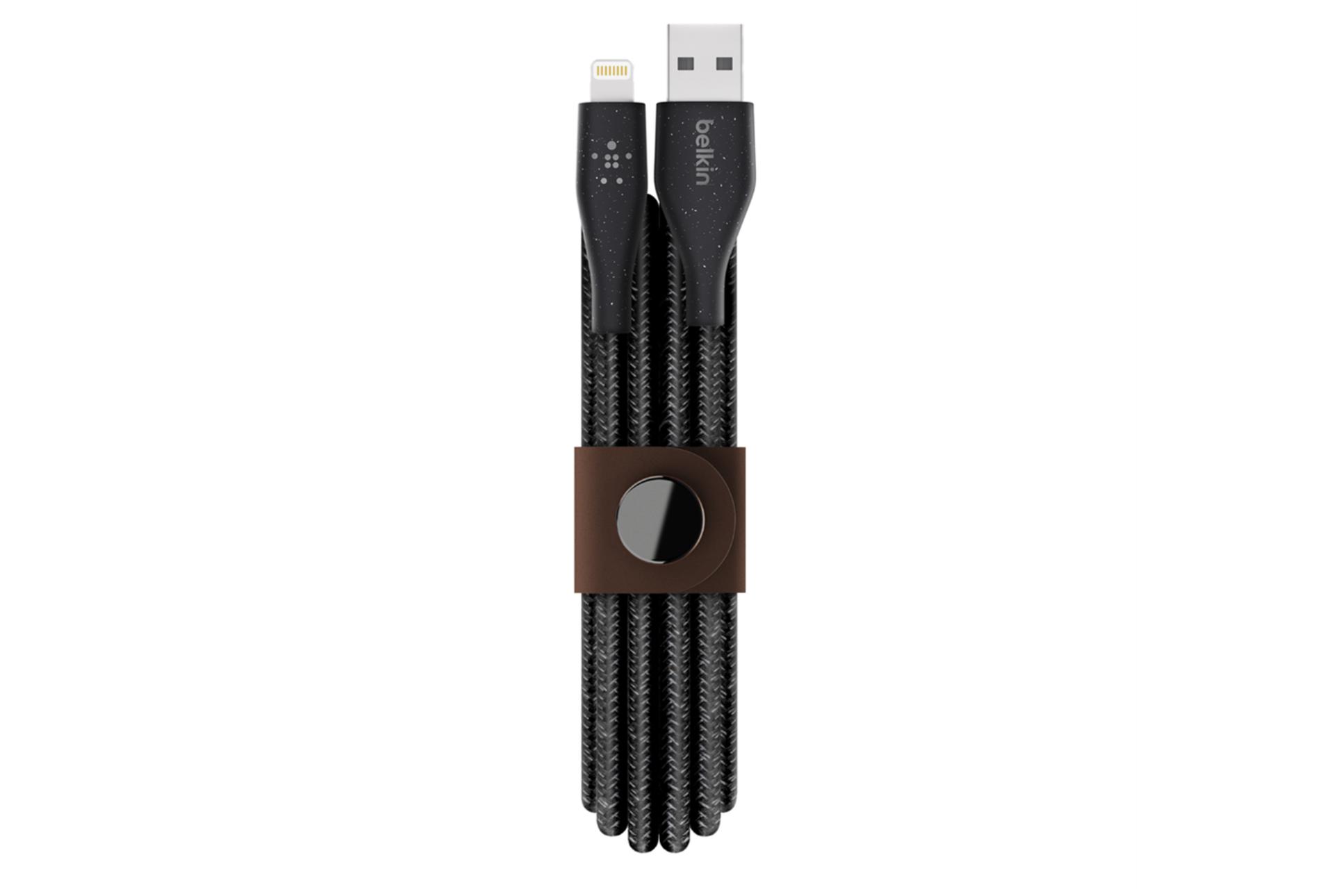 طراحی کابل شارژ USB بلکین USB به Lightning مدل DuraTek F8J236 با طول 1.2 متر