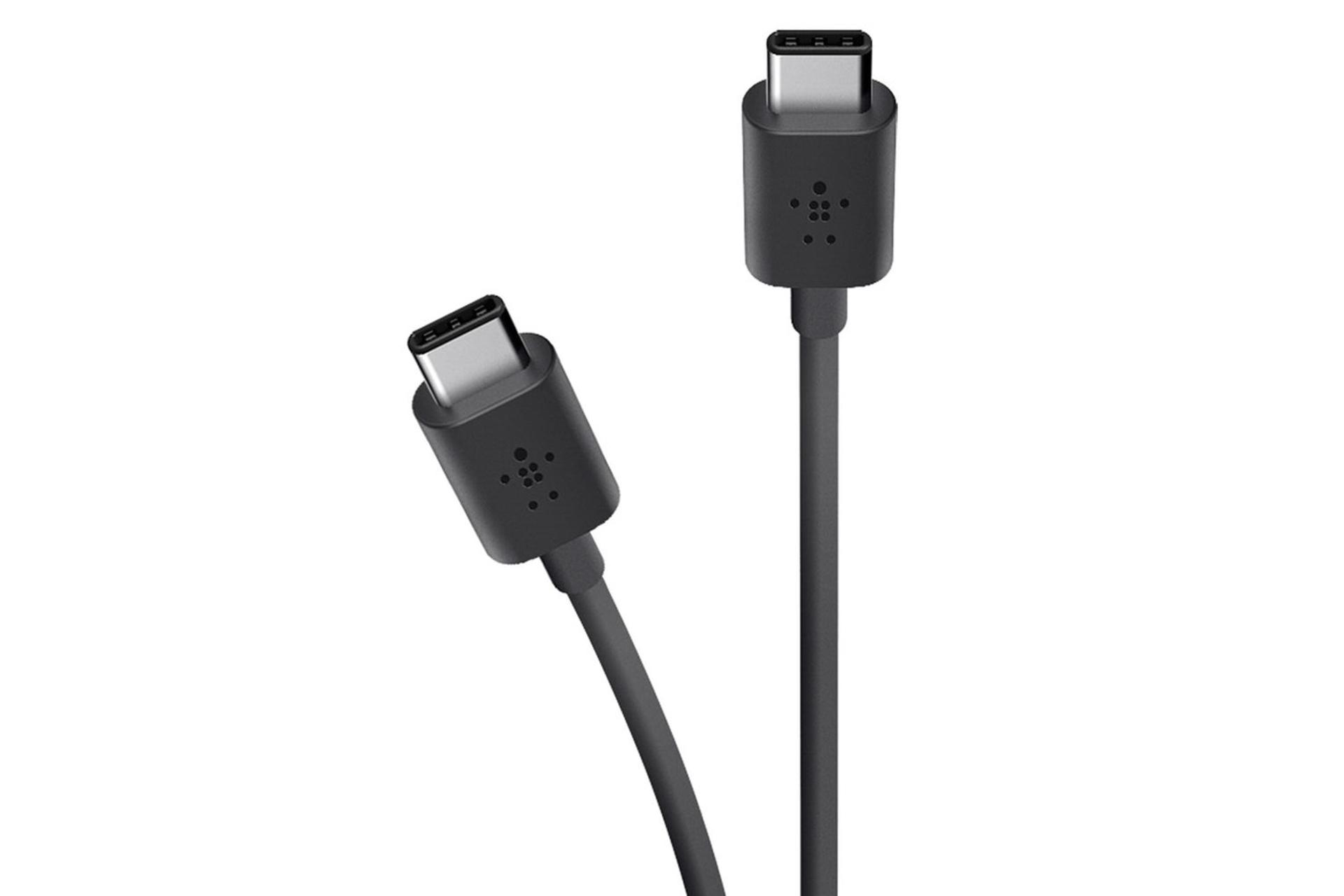 کابل شارژ USB بلکین Type-C به Type-C مدل MIXIT F2CU043 با طول 1.8 متر مشکی