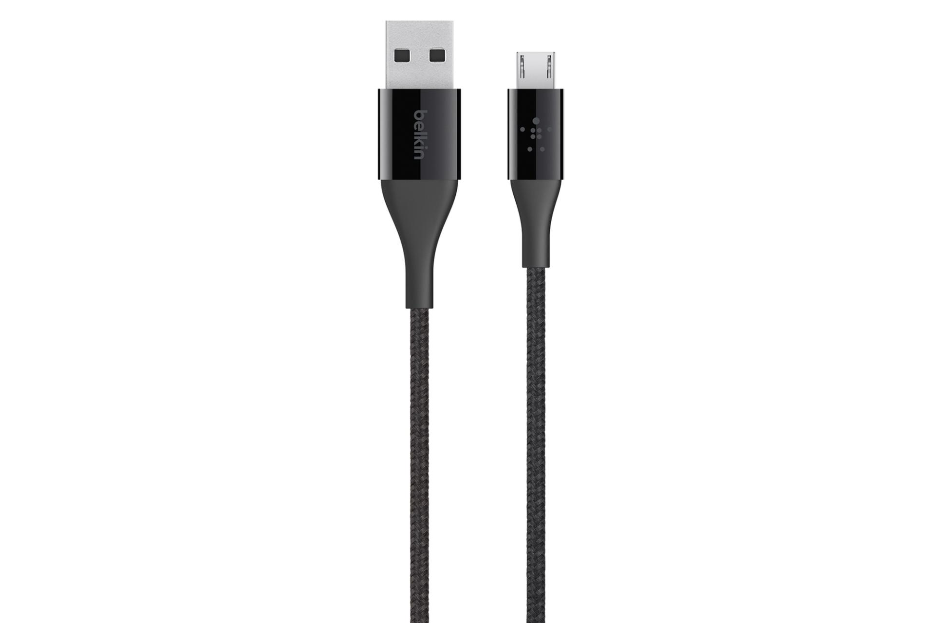 کابل شارژ USB بلکین USB به Micro-USB مدل MIXIT DuraTek F2CU051 با طول 1.2 متر مشکی