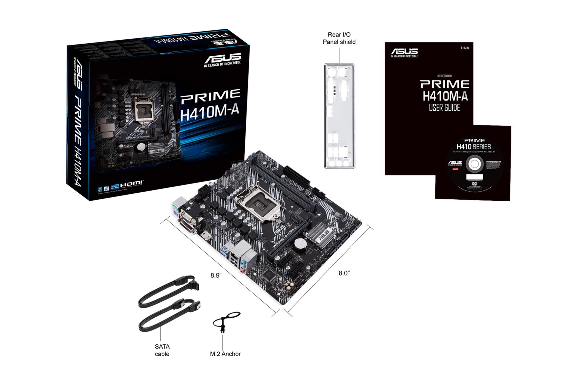 مادربرد ایسوس PRIME H410M-A بسته بندی