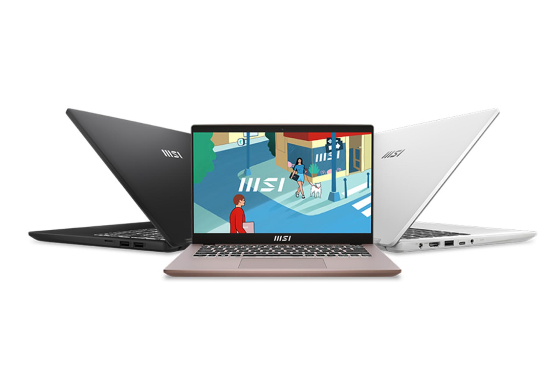 لپ تاپ ام اس آی MSI Modern 14 C13M رنگ های مختلف