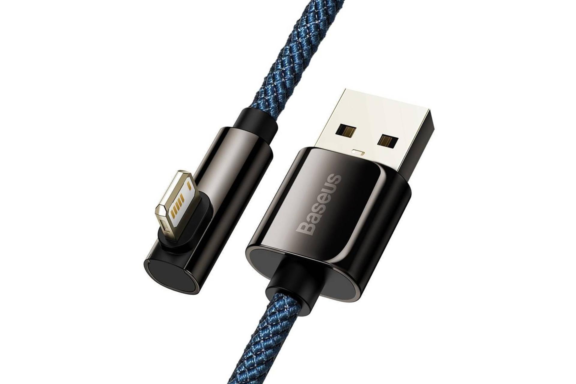 کانکتور کابل شارژ USB باسئوس USB به Lightning مدل Legend با طول 2 متر