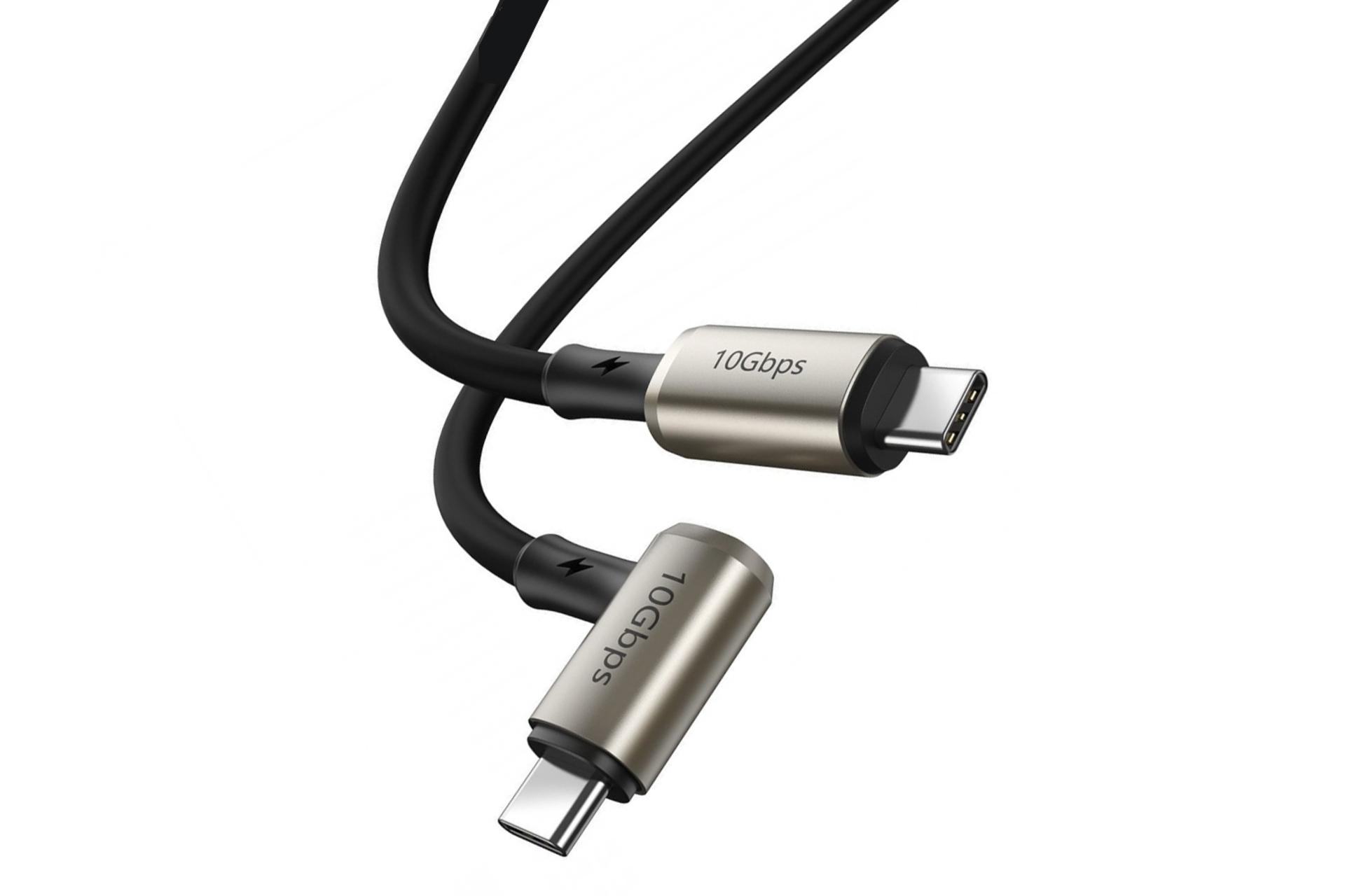 کانکتور کابل شارژ USB باسئوس Type-C به Type-C مدل Hammer 100w با طول 1.5 متر