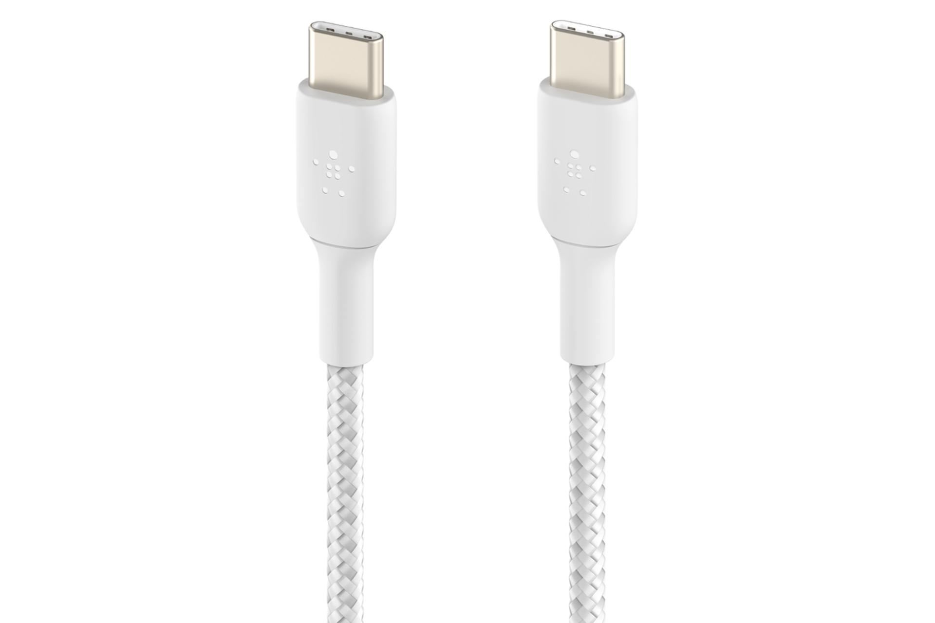 کابل شارژ USB بلکین Type-C به Type-C مدل BoostCharge Braided CAB004 با طول 1 متر