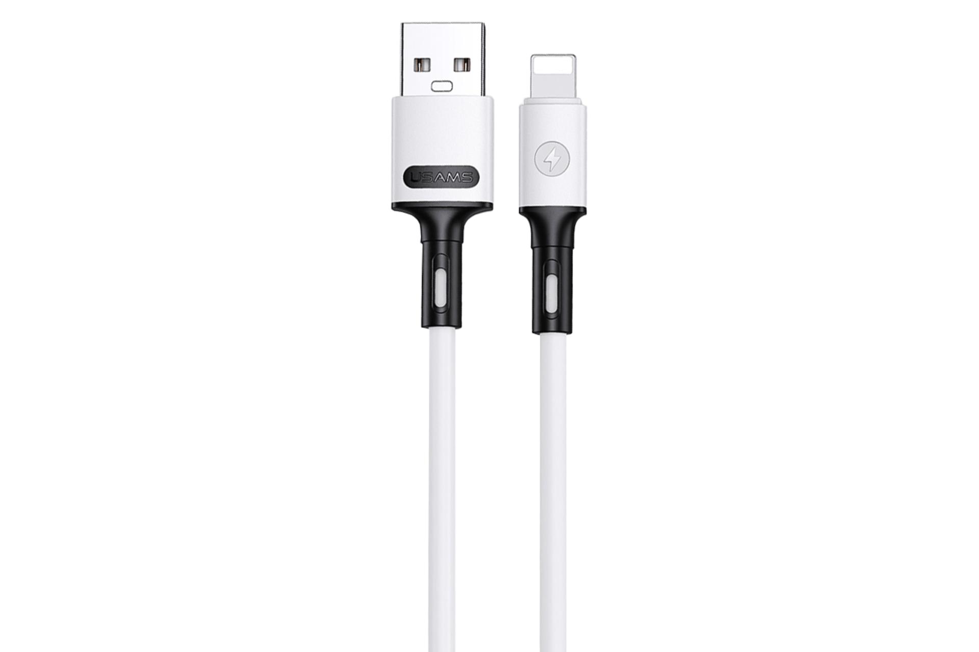 کابل شارژ USB یوسمز USB به Lightning مدل U52 با طول 1 متر سفید