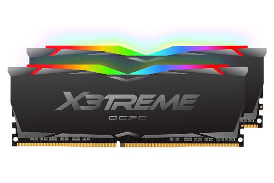 نمای جلوی رم او سی پی سی X3 RGB ظرفیت 32 گیگابایت (2x16) از نوع DDR4-3200