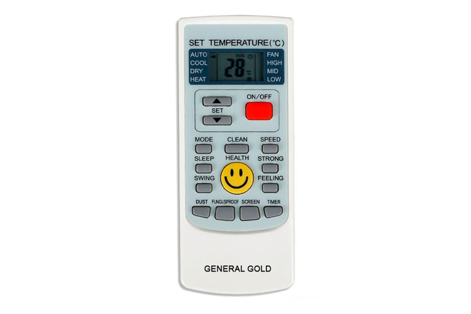 ریموت کنترل کولر گازی جنرال گلد General Gold GG-S24000 DELTA