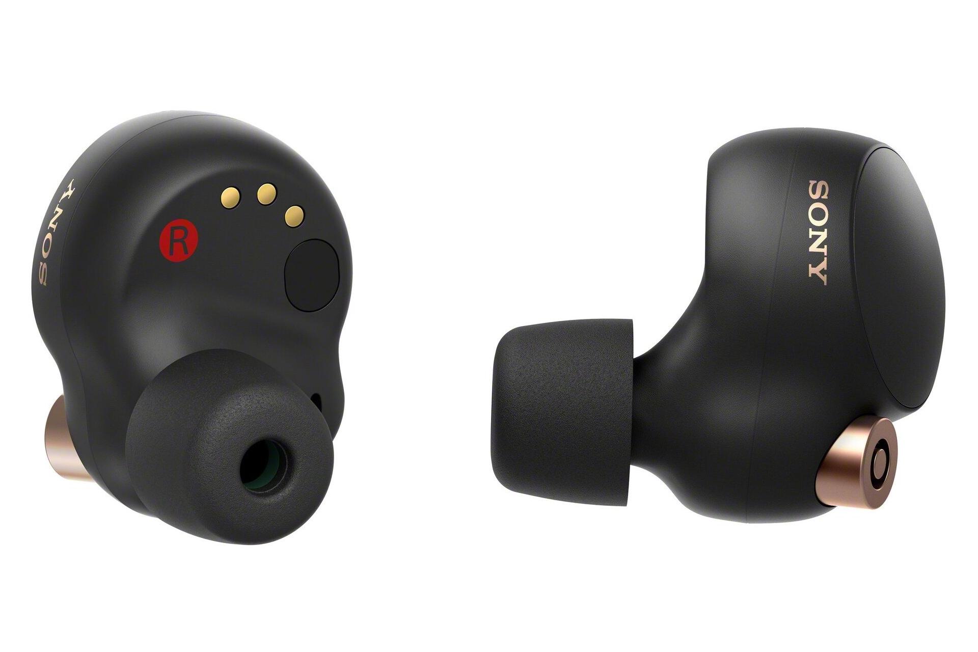 نمای جانبی ایرباد سونی Sony WF-1000XM4 مشکی