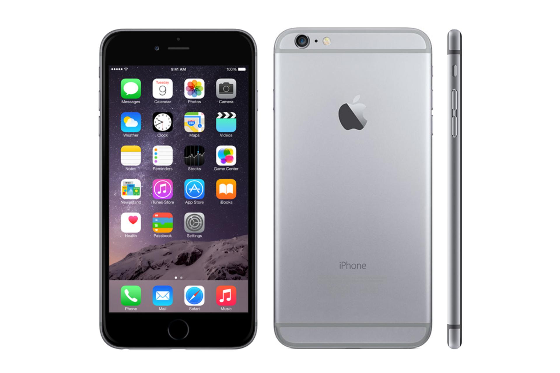 آیفون 6 پلاس اپل رنگ خاکستری apple iPhone 6 Plus