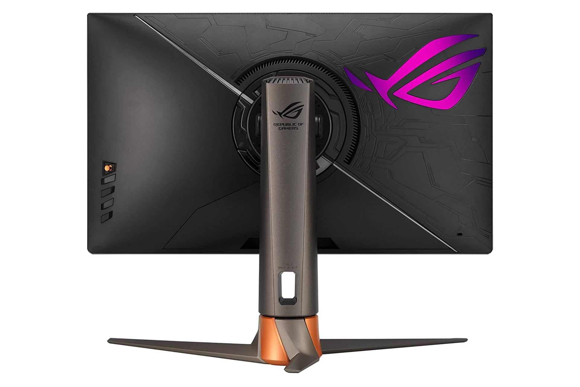 مانیتور ایسوس 27 اینچ مدل ROG Swift PG27AQN نمای پشت