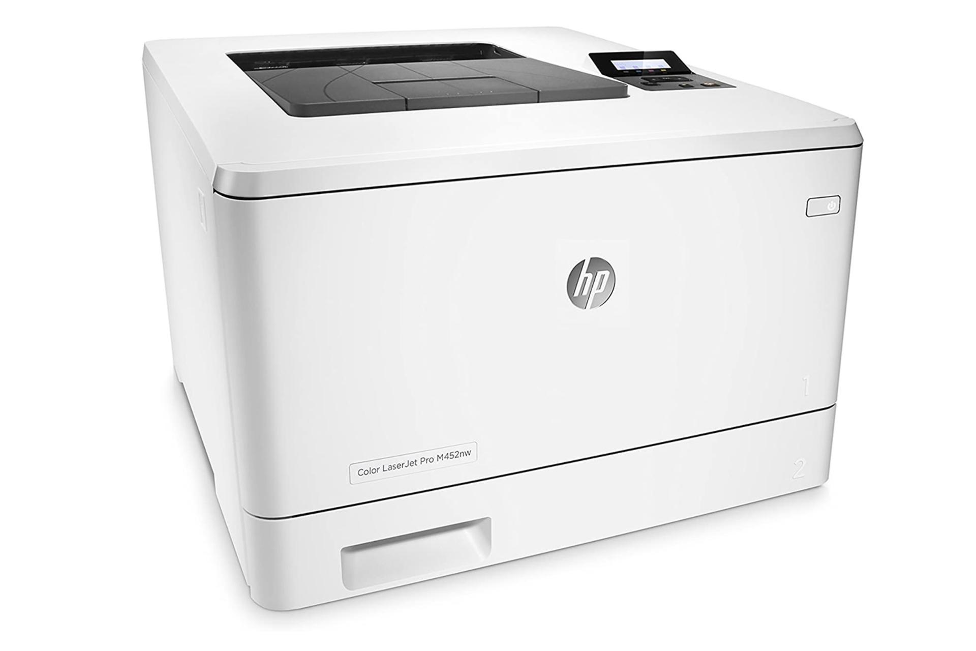 پرینتر اچ پی HP Color LaserJet Pro M452nw نمای جلو
