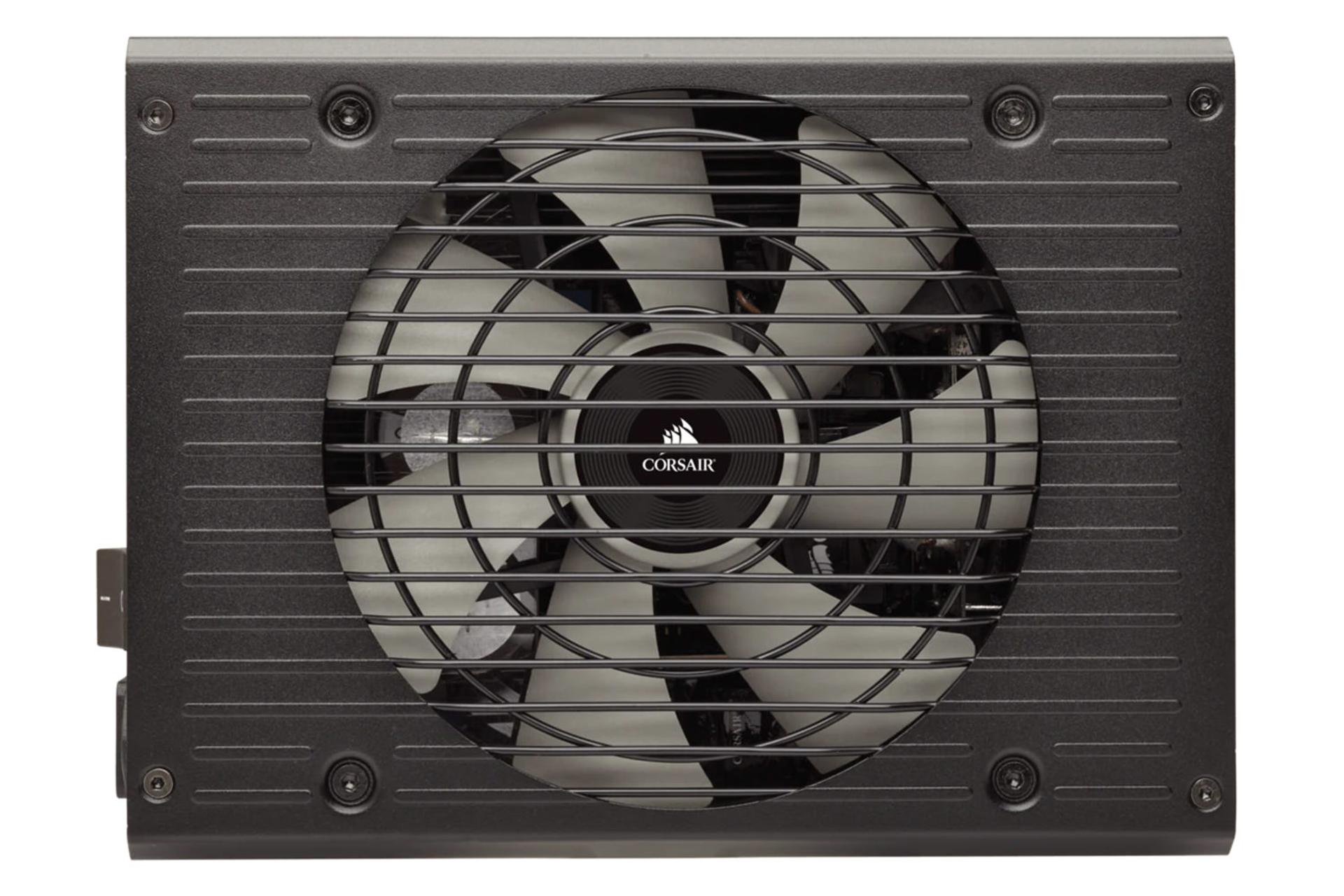 نمای فن پاور کامپیوتر کورسیر HX1200 Platinum با توان 1200 وات