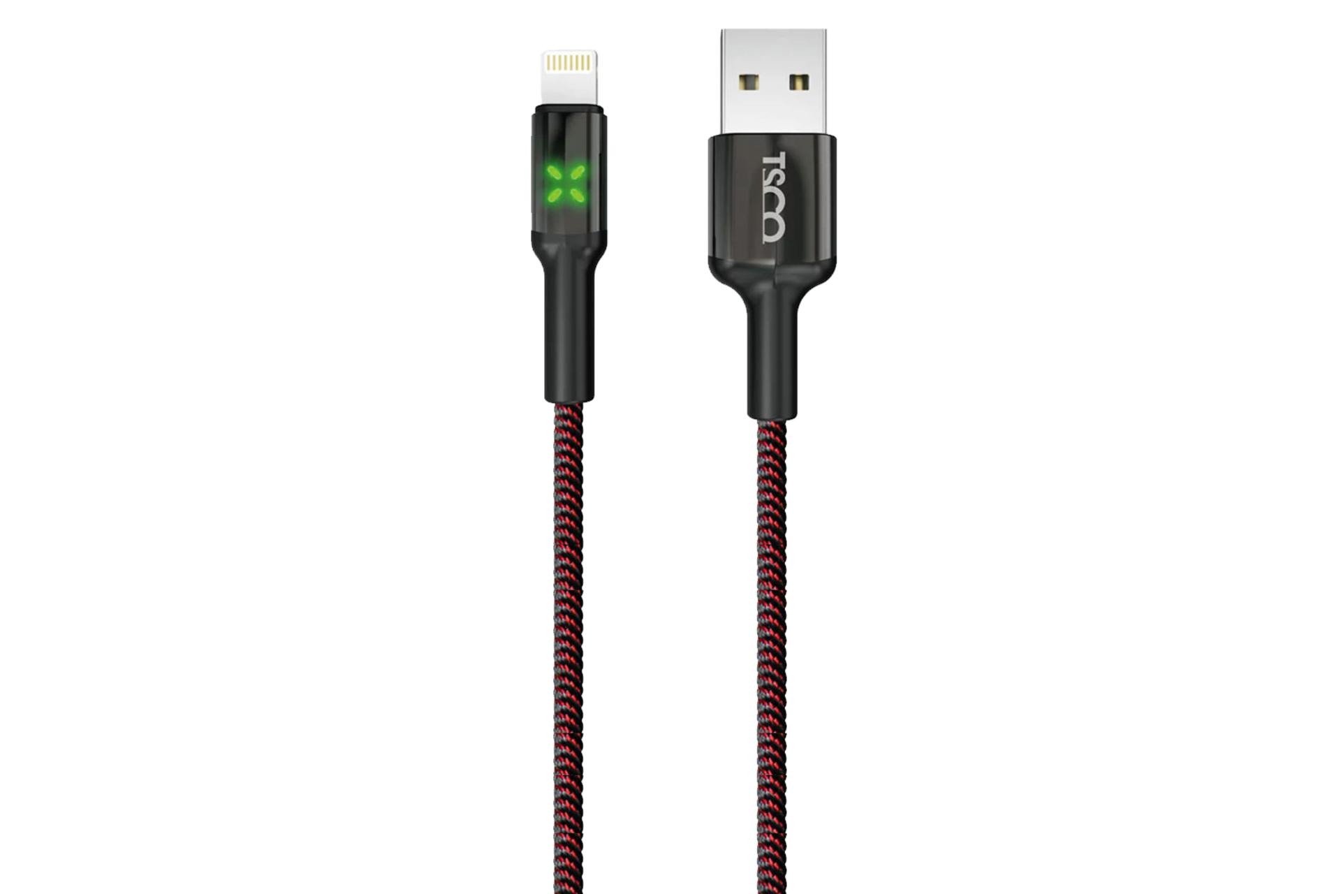 کانکتور کابل شارژ USB تسکو USB به Lightning مدل TC I901 با طول 1 متر