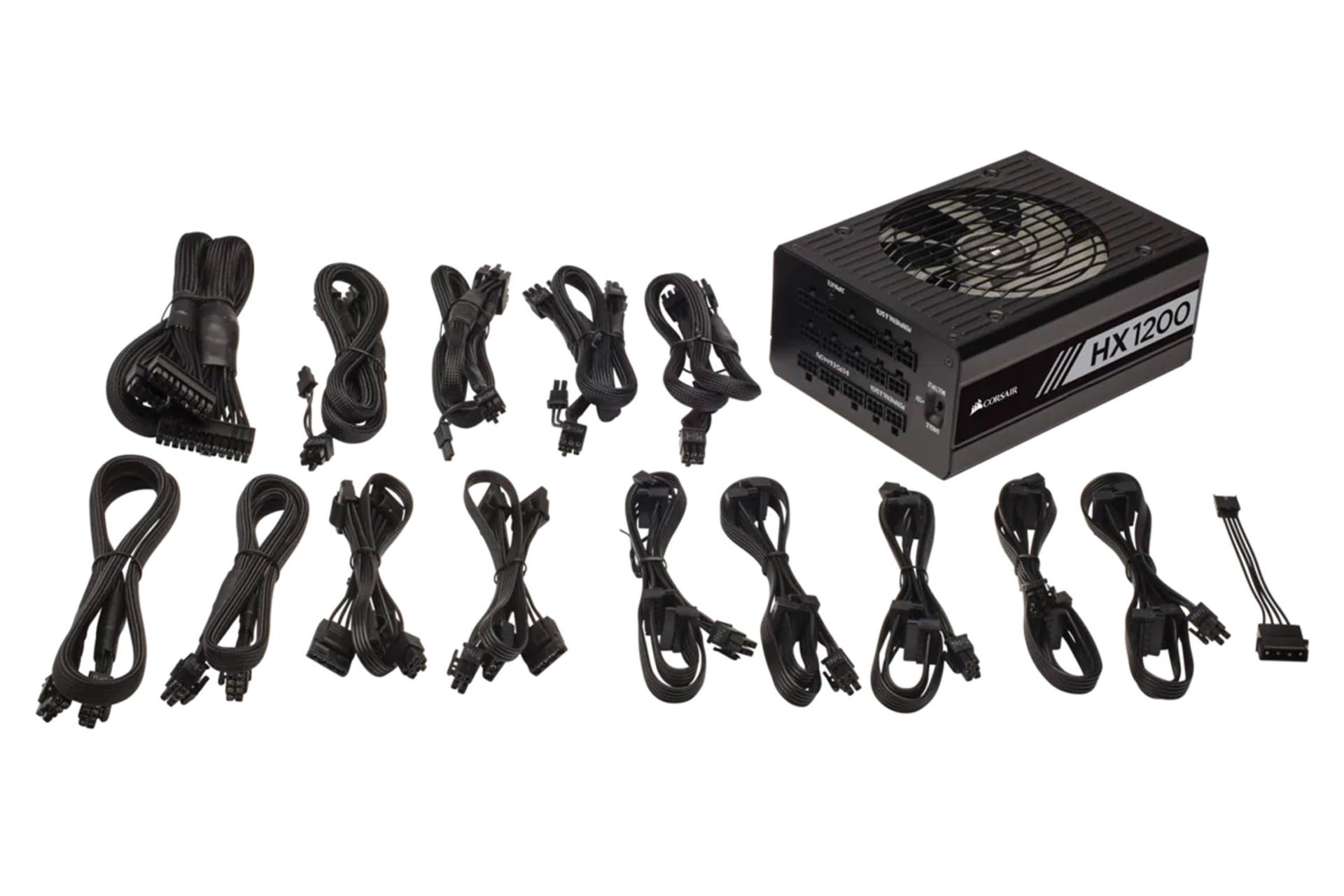 اقلام همراه پاور کامپیوتر کورسیر HX1200 Platinum با توان 1200 وات