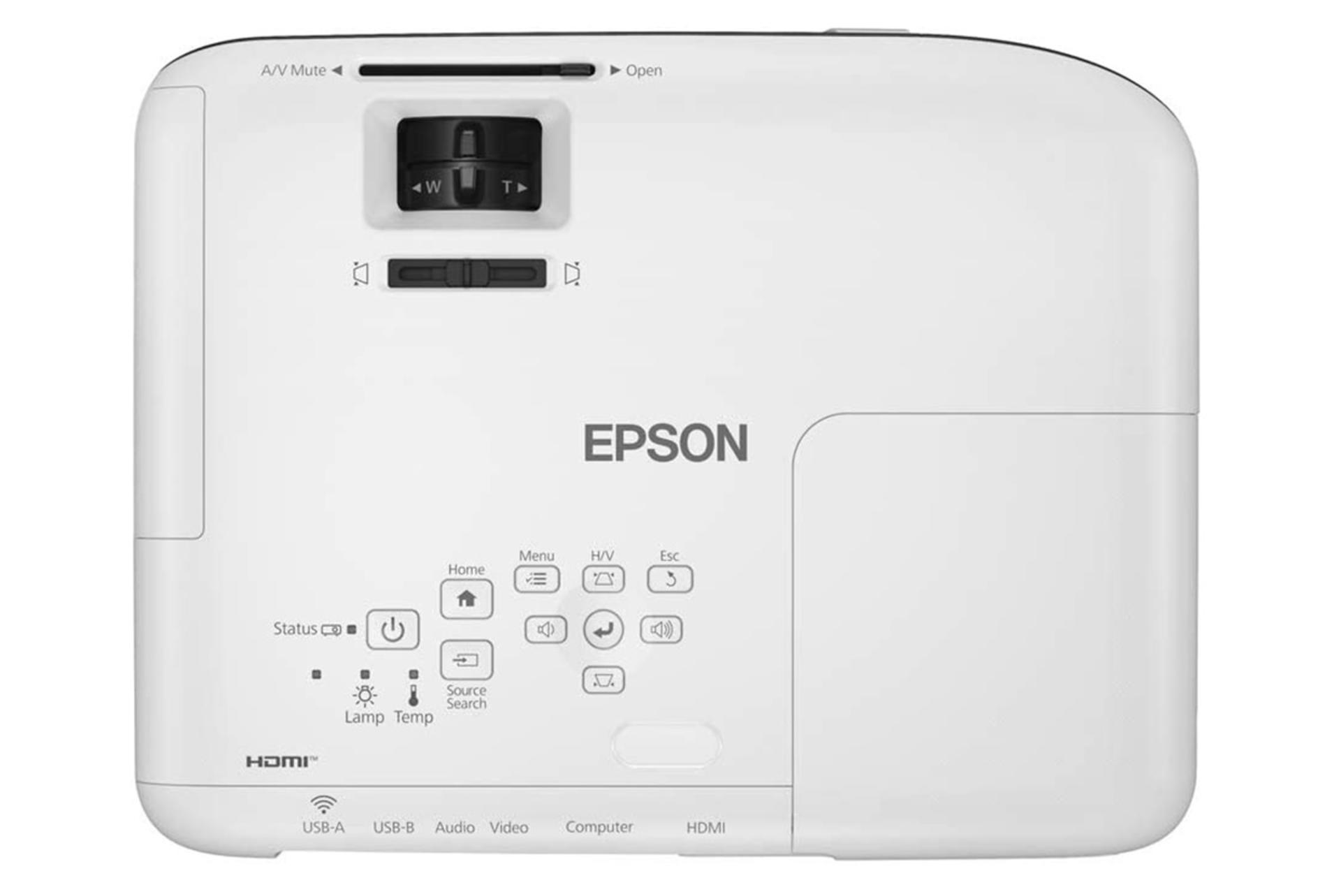 ویدیو پروژکتور اپسون Epson EB-X51 نمای بالا