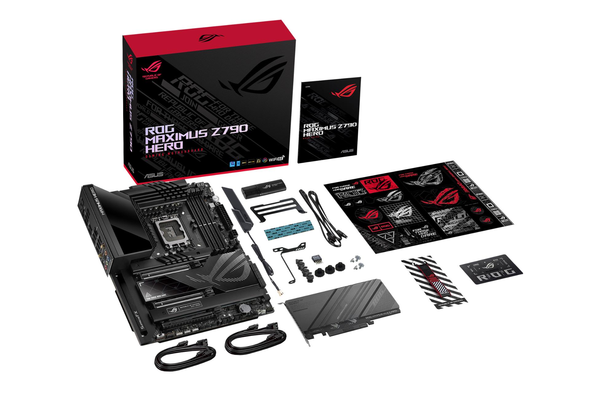 اقلام همراه مادربرد ایسوس ASUS ROG MAXIMUS Z790 HERO