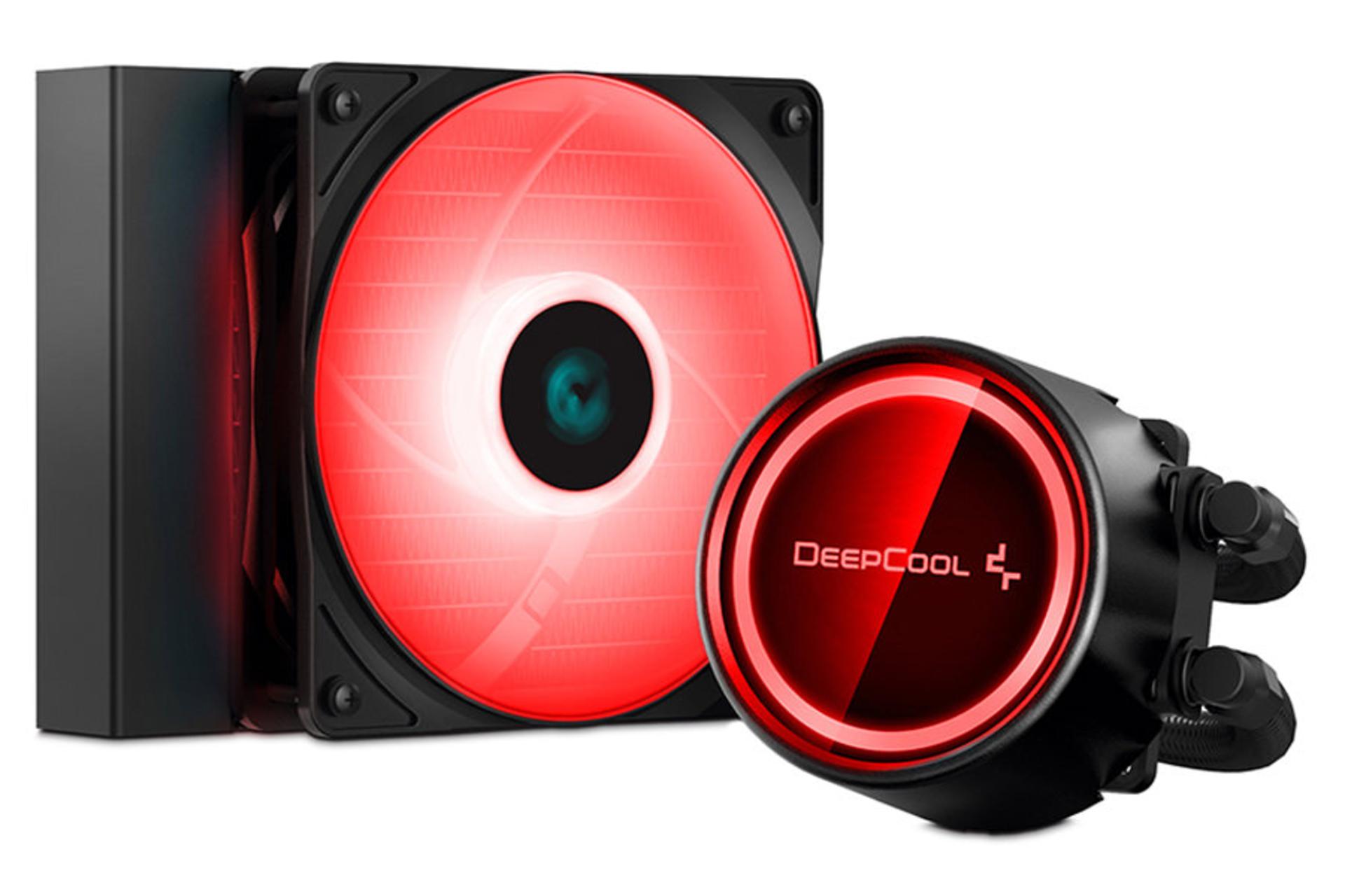 خنک کننده مایع دیپ کول GAMMAXX L120 V2 با نورپردازی قرمز