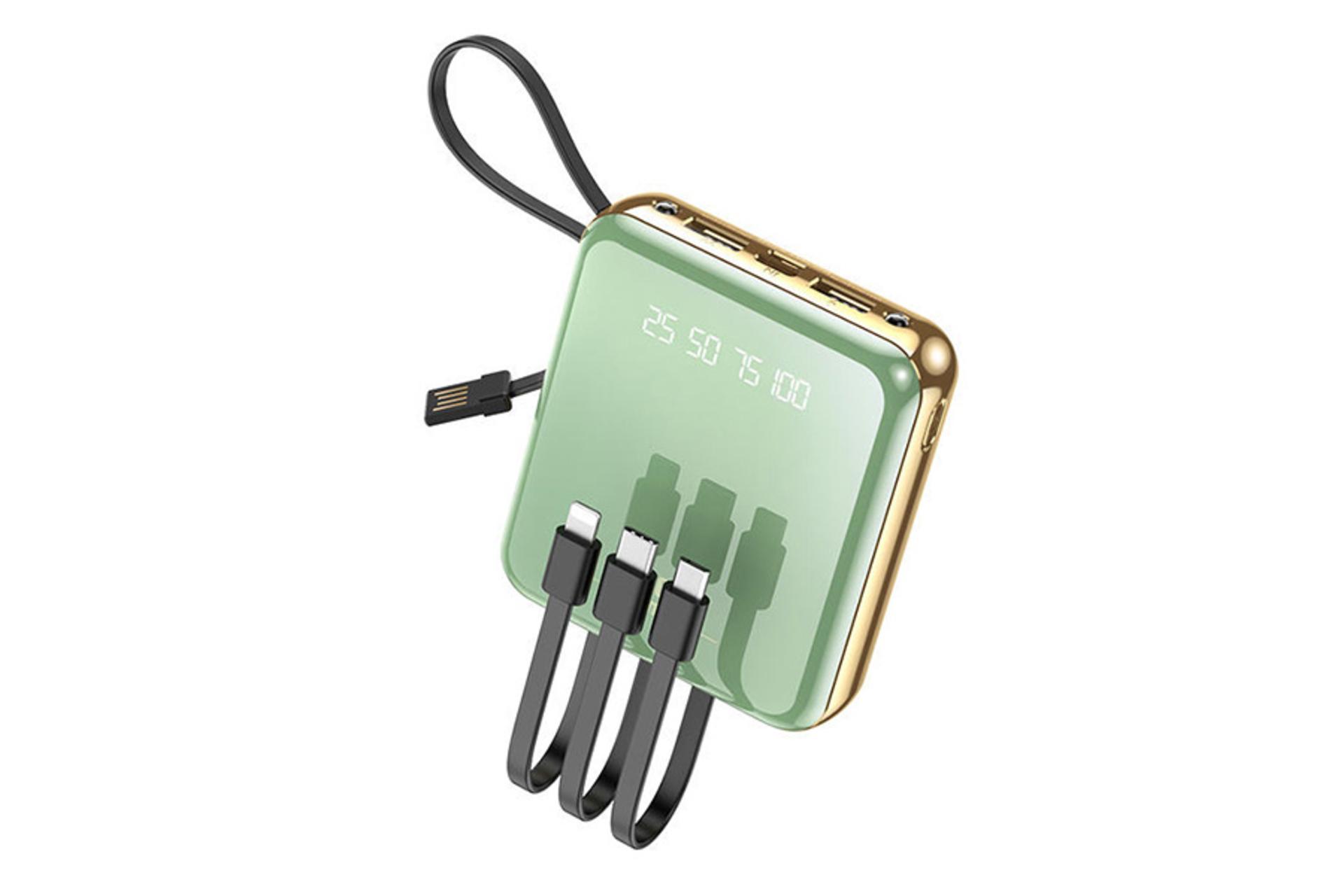 پاوربانک ریمکس RPP-286 با ظرفیت 10000 میلی‌آمپر ساعت