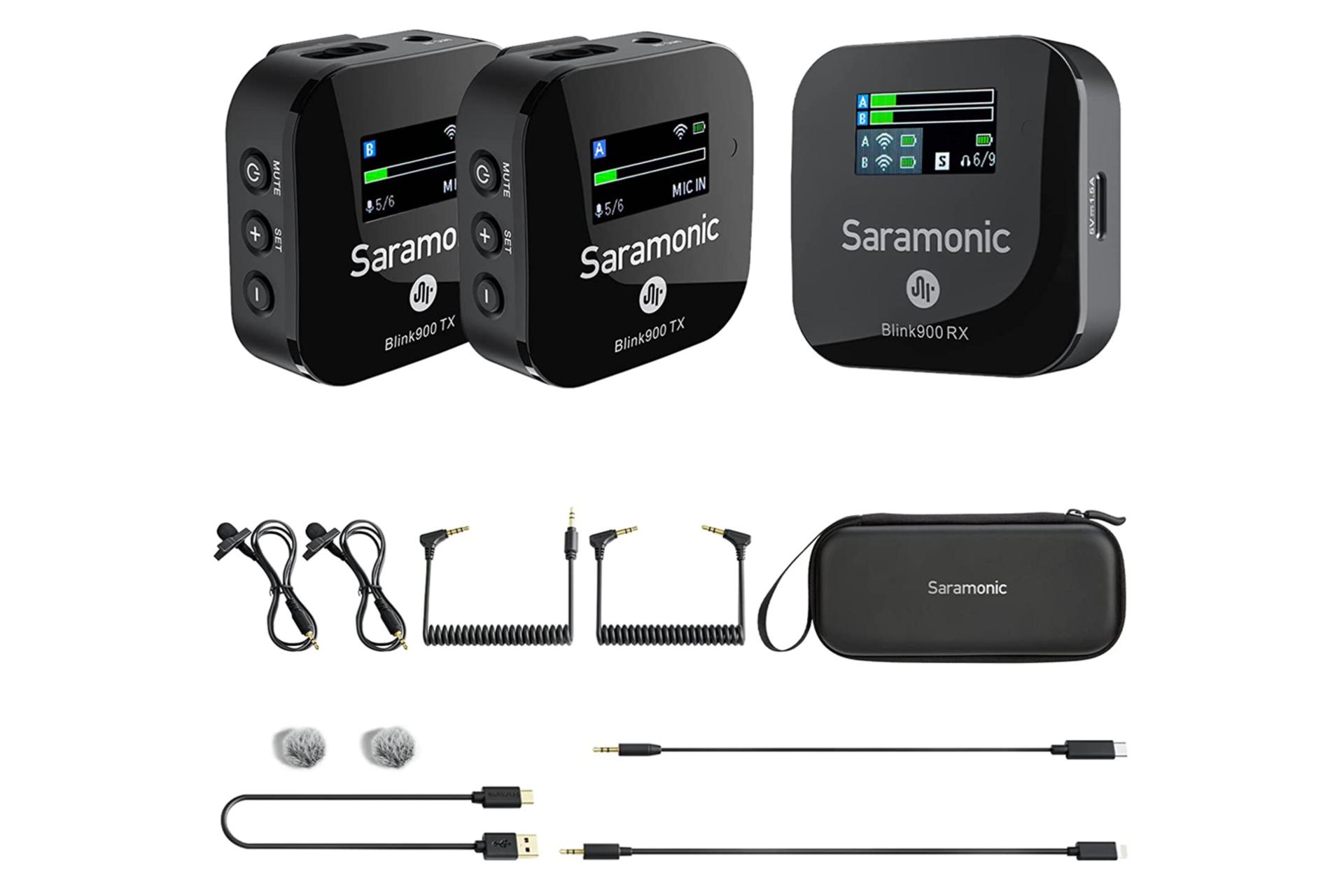 اقلام همراه میکروفون سارامونیک Saramonic Blink900 B2