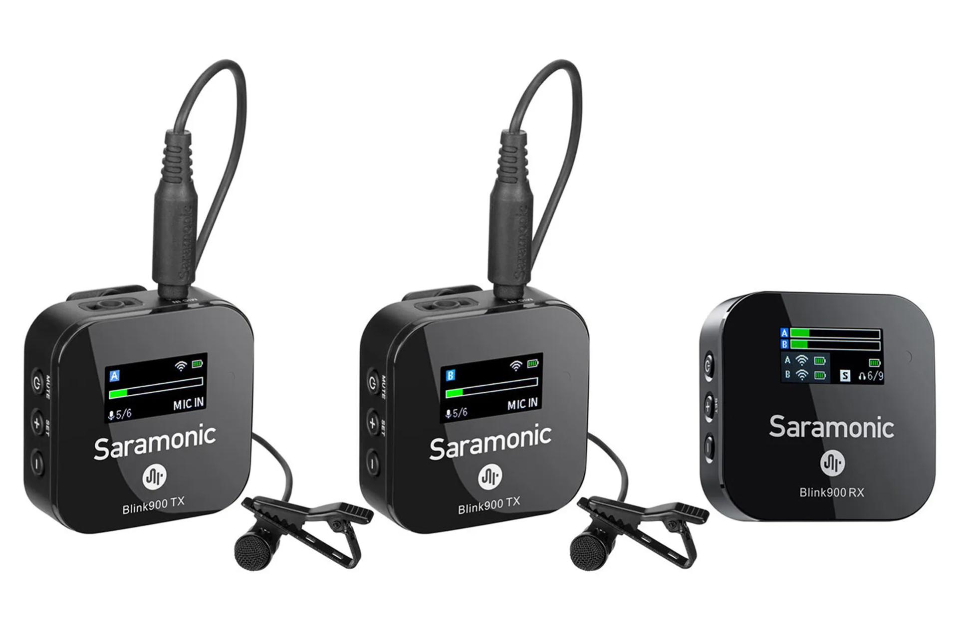 طراحی میکروفون سارامونیک Saramonic Blink900 B2