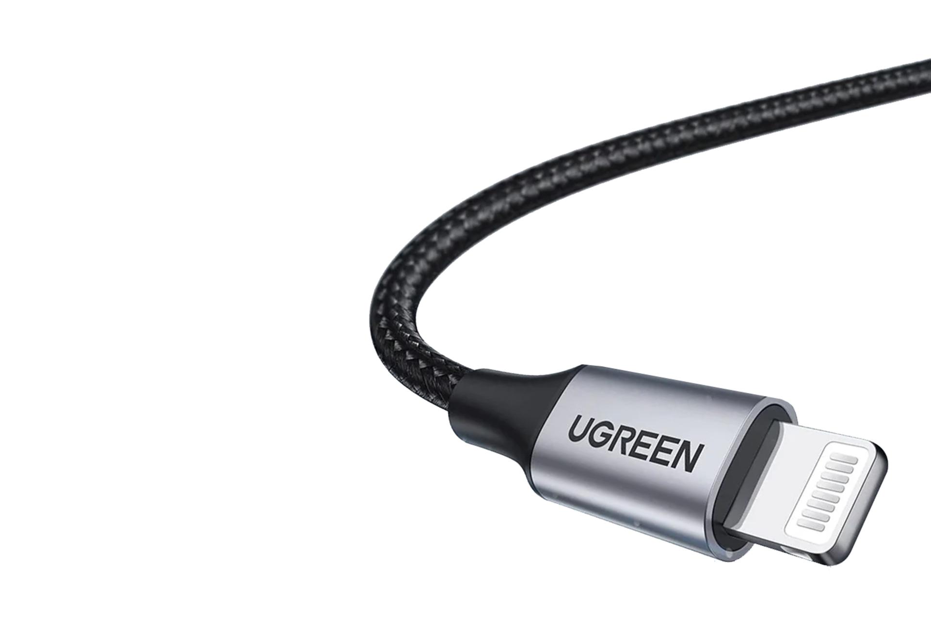 کانکتور کابل شارژ USB یوگرین USB به Lightning مدل US291 با طول 2 متر