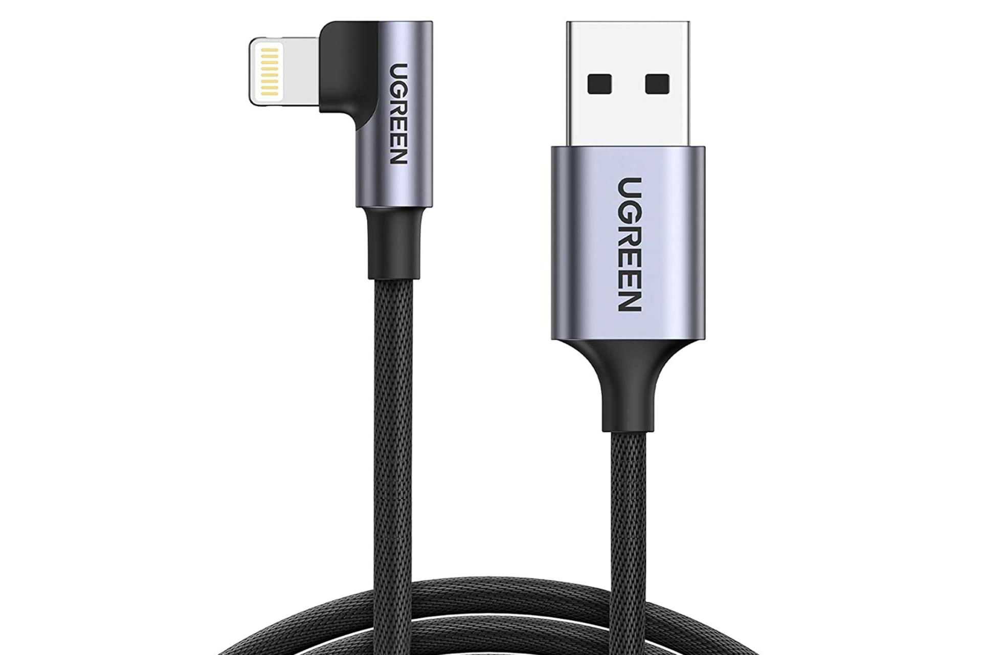 کابل شارژ USB یوگرین USB به Lightning مدل US299 با طول 1 متر