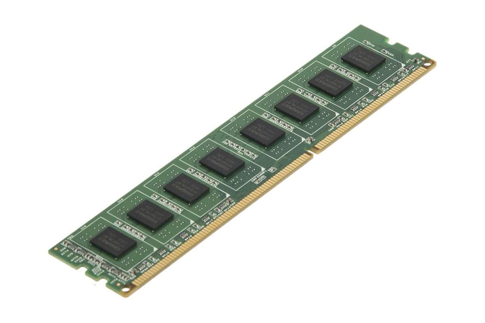 نمای کنار رم کینگ مکس دسکتاپ ظرفیت 8 گیگابایت از نوع DDR3-1600