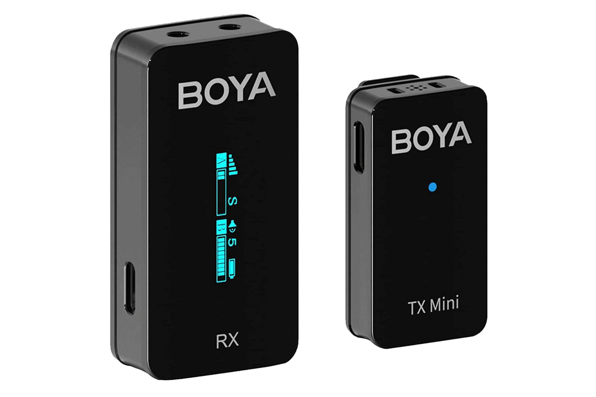 ابعاد میکروفون بویا BOYA BY-XM6-S1 Mini