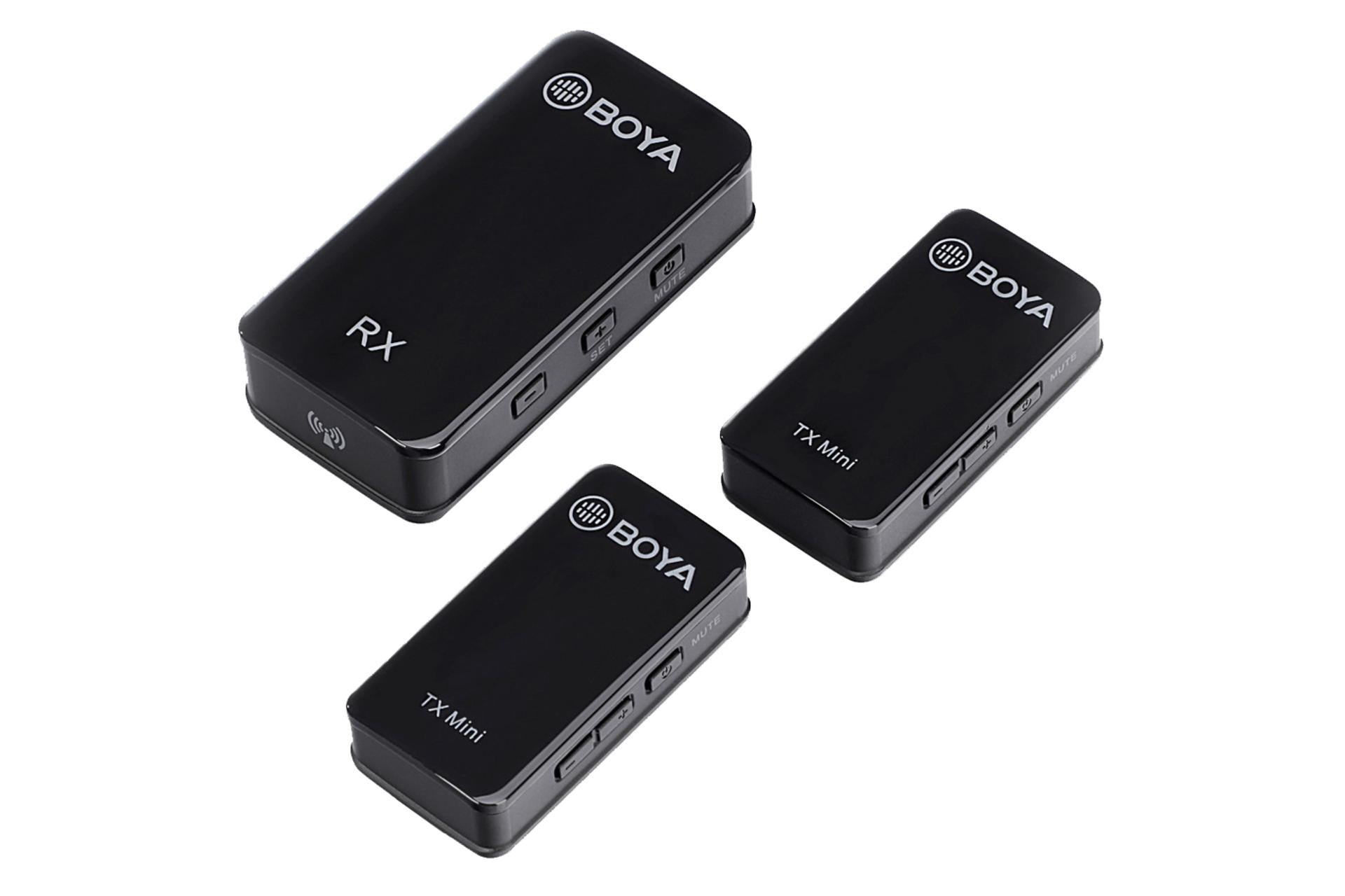 ابعاد میکروفون بویا BOYA BY-XM6-S2 Mini