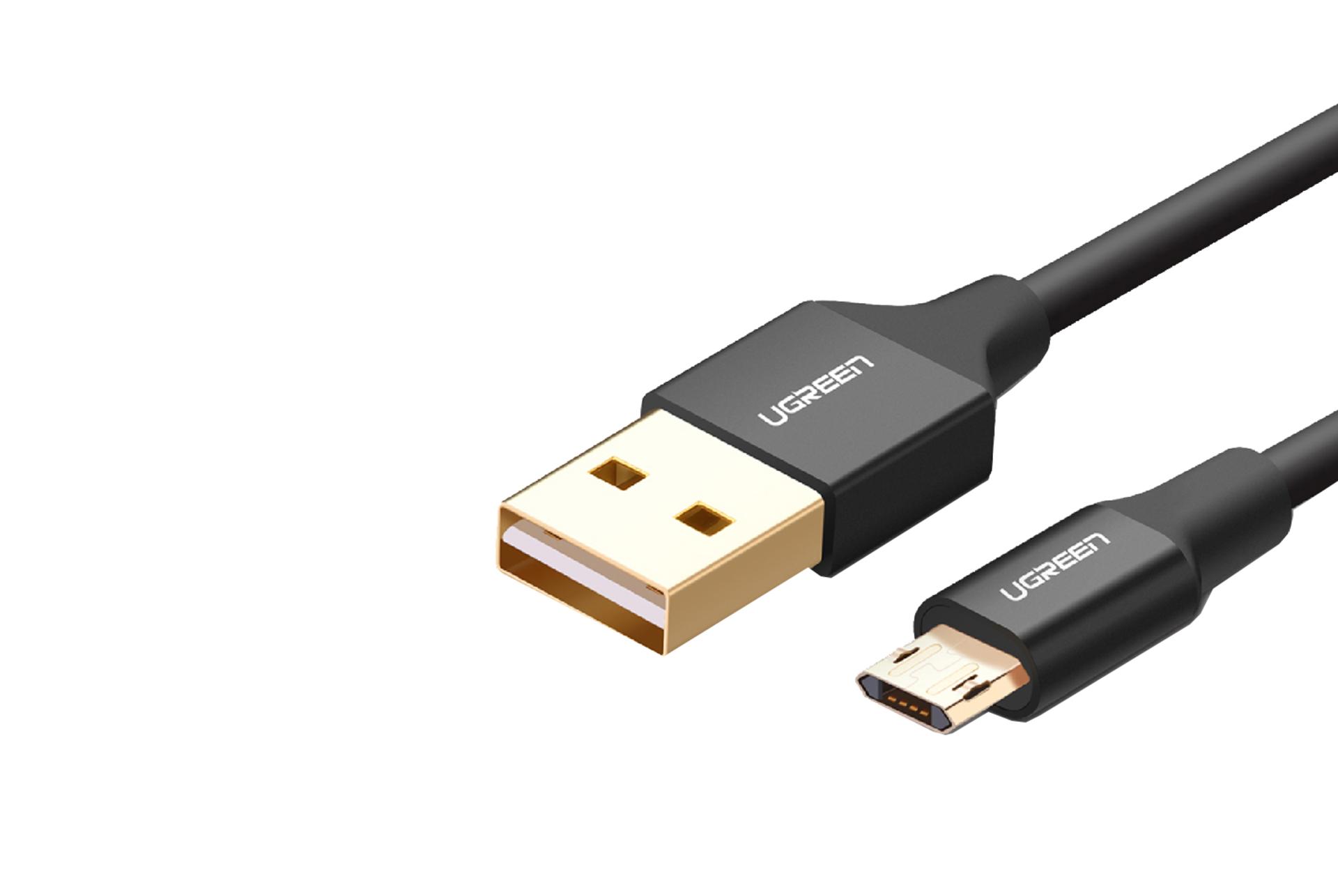 کانکتور کابل شارژ USB یوگرین USB به Micro-USB مدل US223 با طول 1 متر