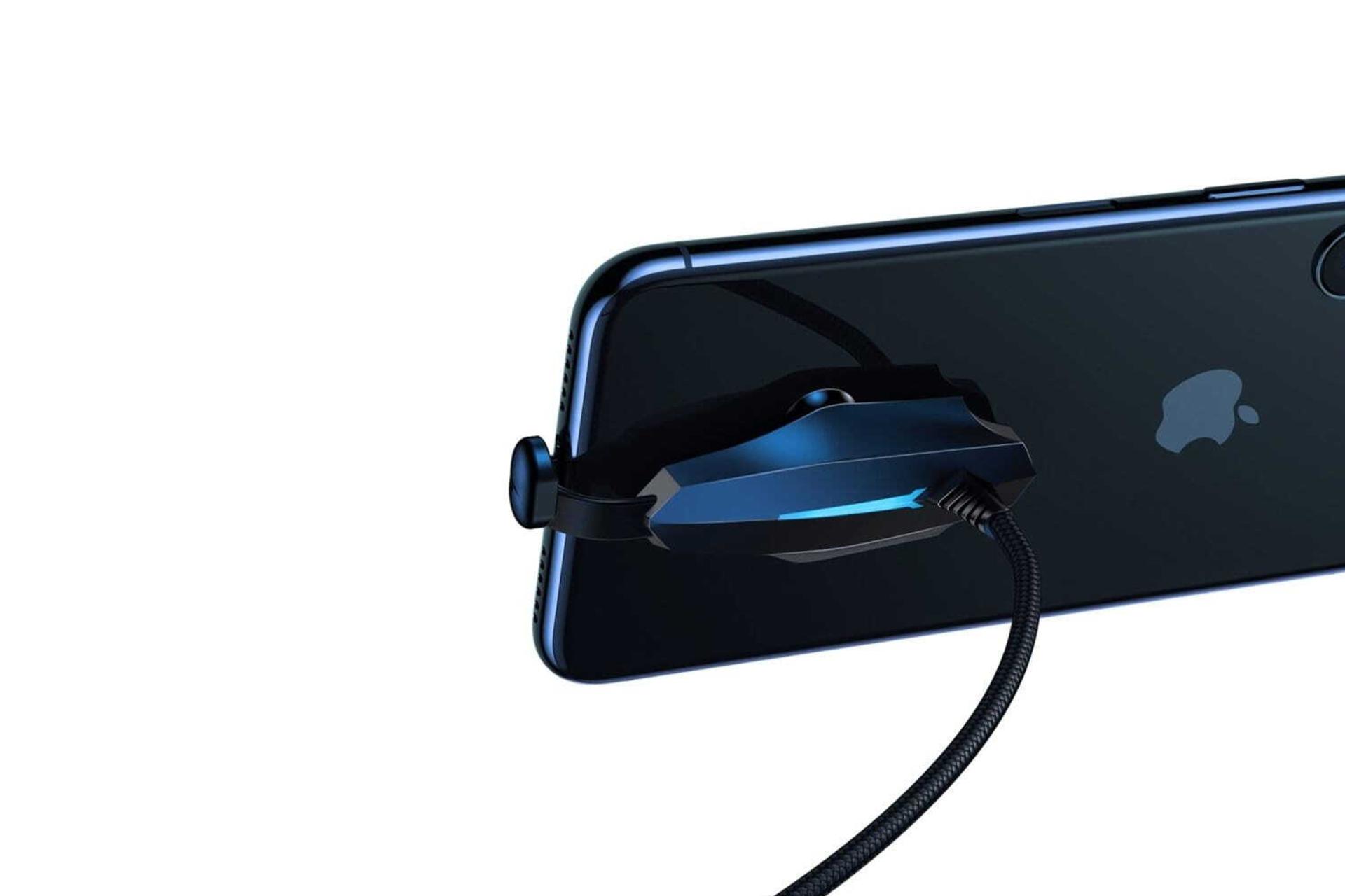 کابل شارژ USB باسئوس USB به Lightning مدل Colorful Sucker RPG با طول 1.2 متر