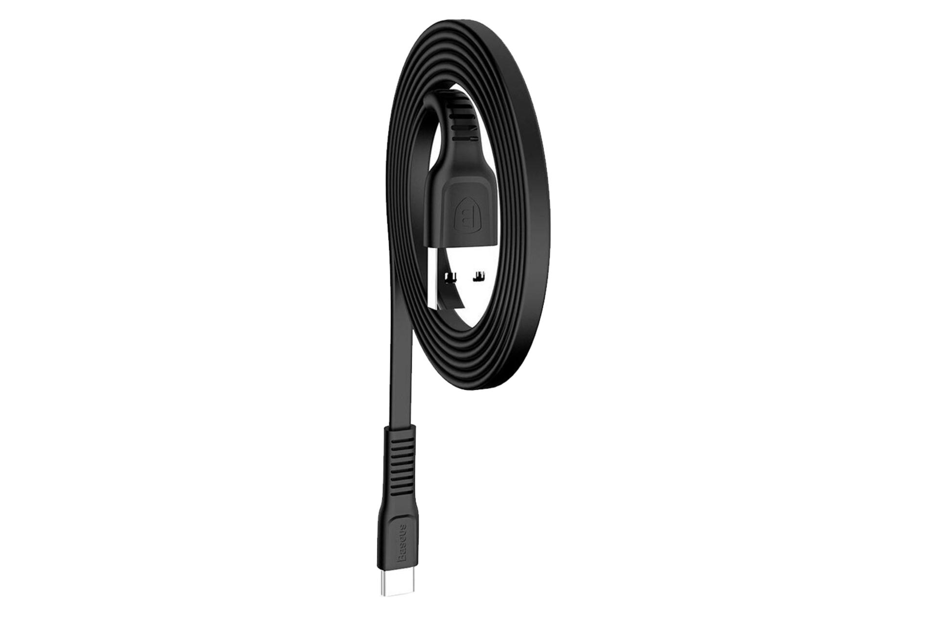 کابل شارژ USB باسئوس USB به Type-C مدل Tough با طول 1 متر مشکی