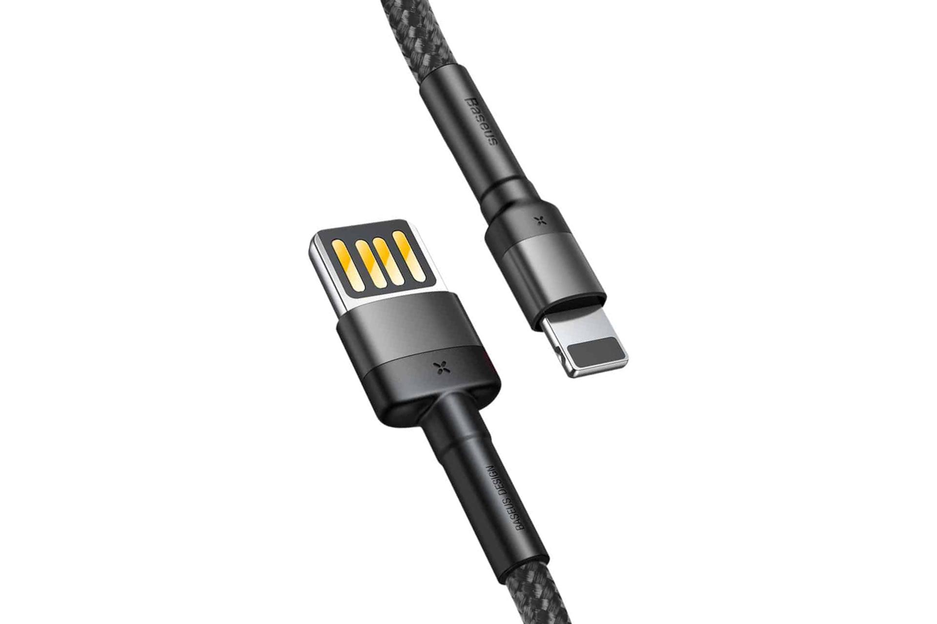 کانکتور کابل شارژ USB باسئوس USB به Lightning مدل Cafule Special Edition با طول 2 متر