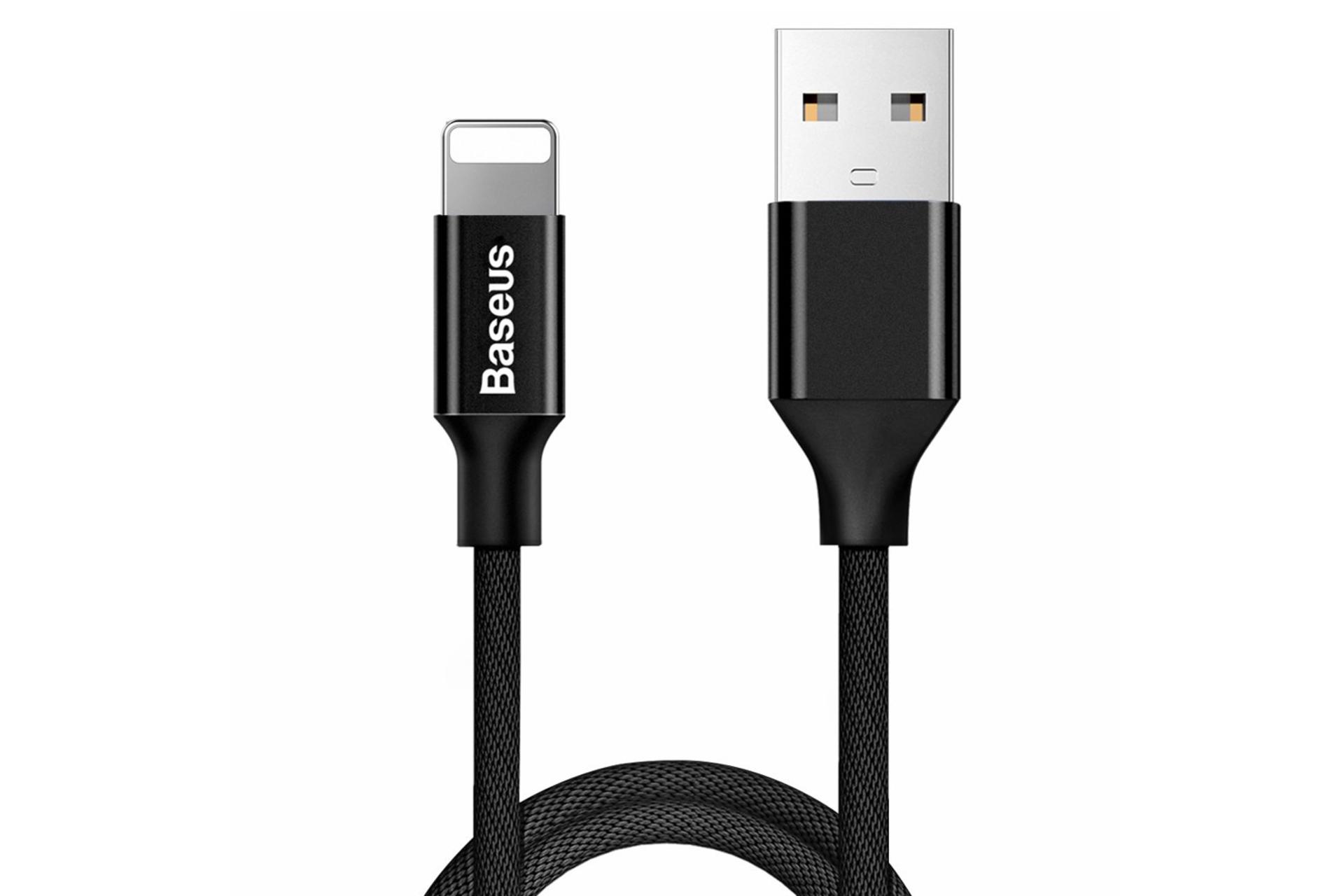 کابل شارژ USB باسئوس USB به Lightning مدل Yiven با طول 1.2 متر