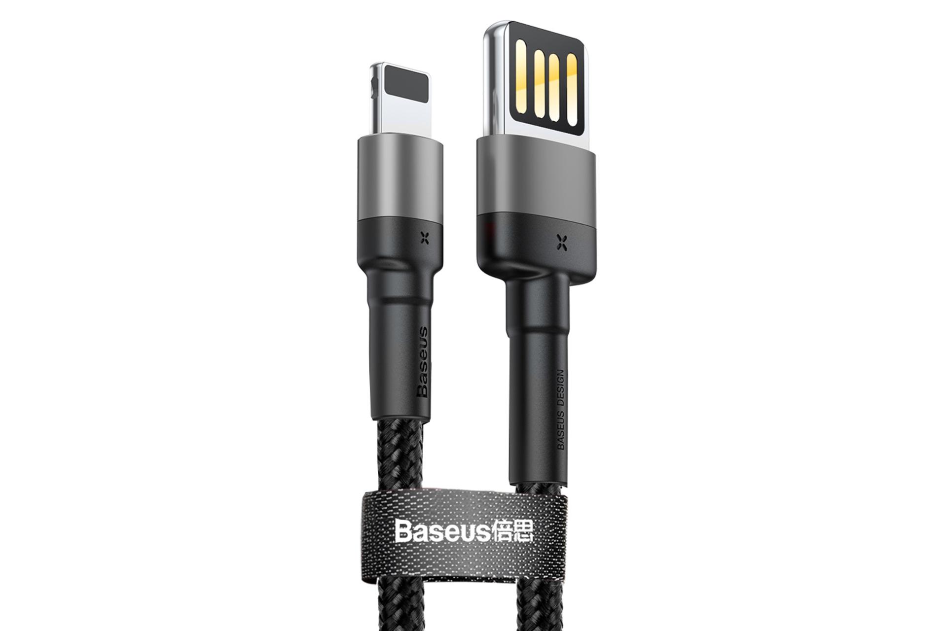 کابل شارژ USB باسئوس USB به Lightning مدل Cafule Special Edition با طول 2 متر مشکی