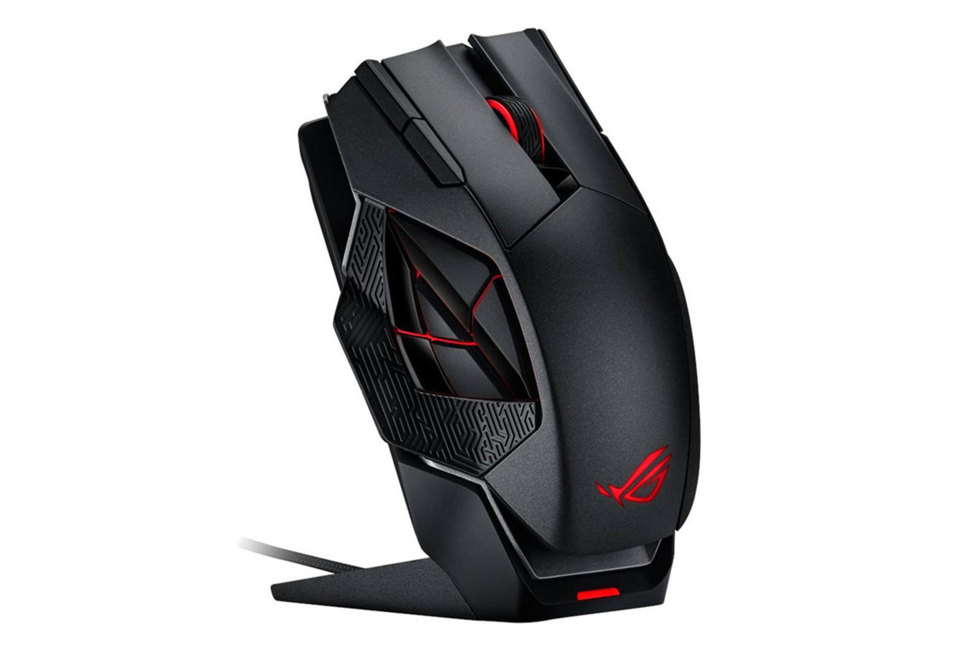 ماوس ایسوس ROG Spatha همراه داک شارژ