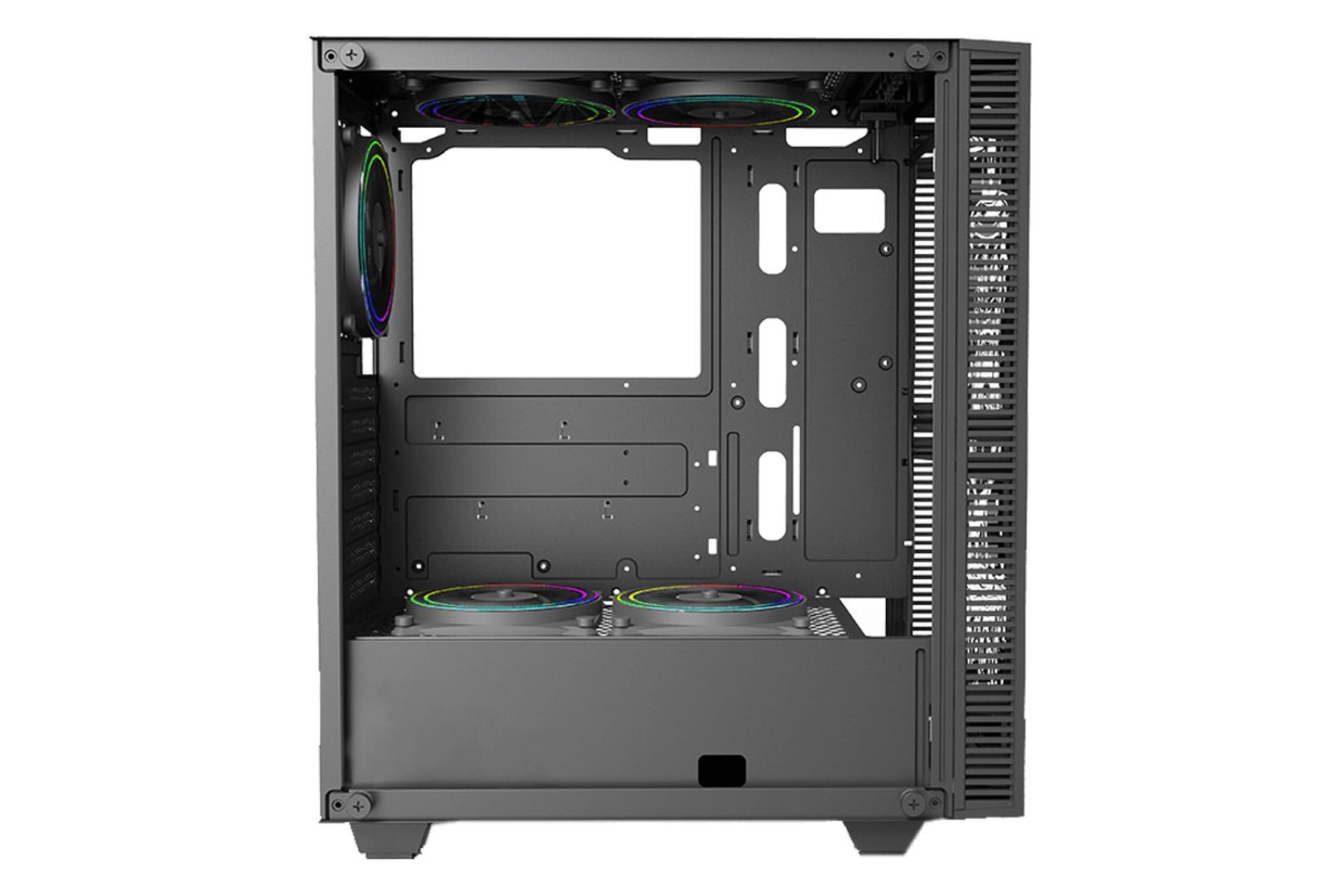 نمای داخلی از چپ کیس کامپیوتر گیم مکس RockStar 2