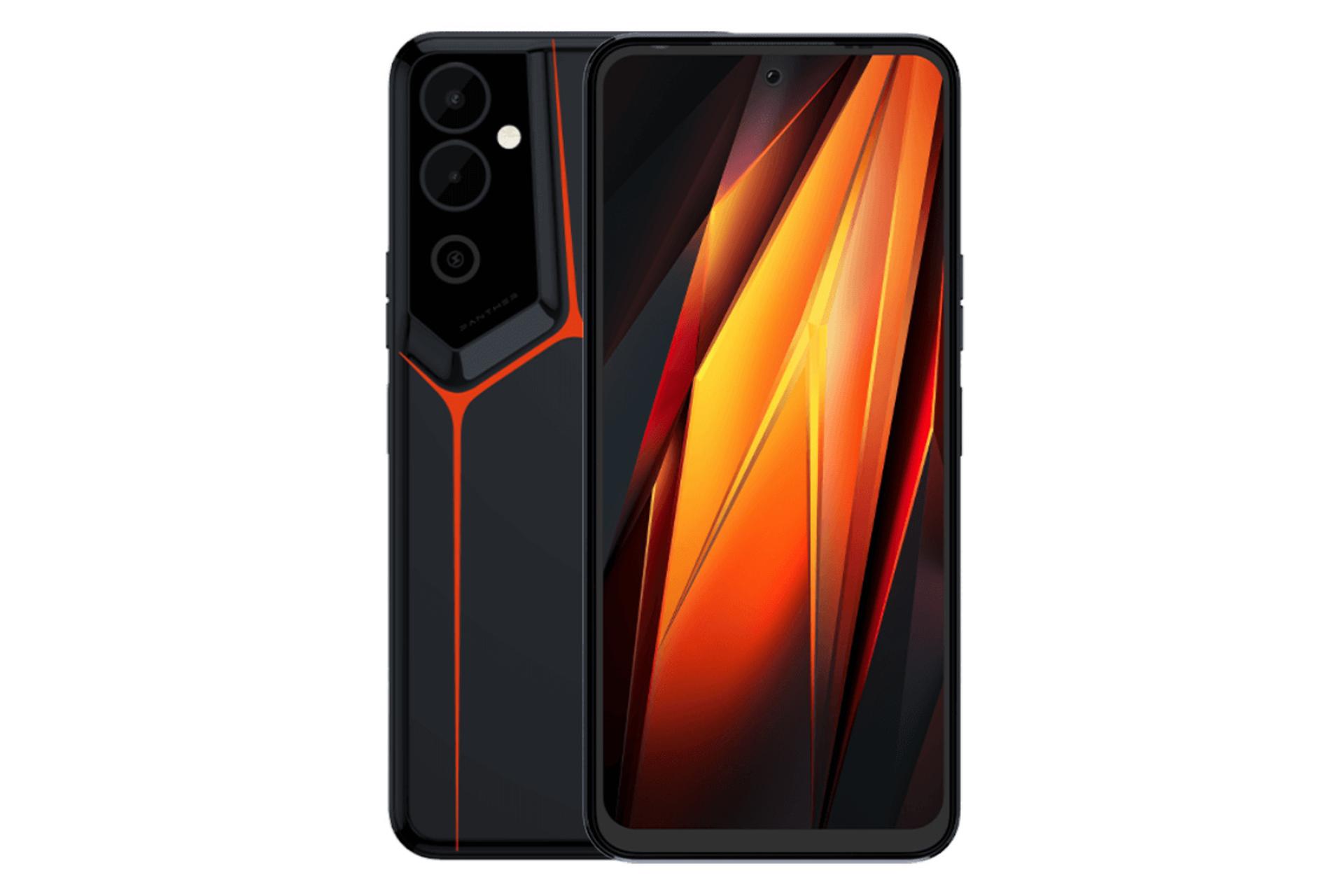 گوشی موبایل تکنو Tecno Pova Neo 2 نارنجی و خاکستری تیره