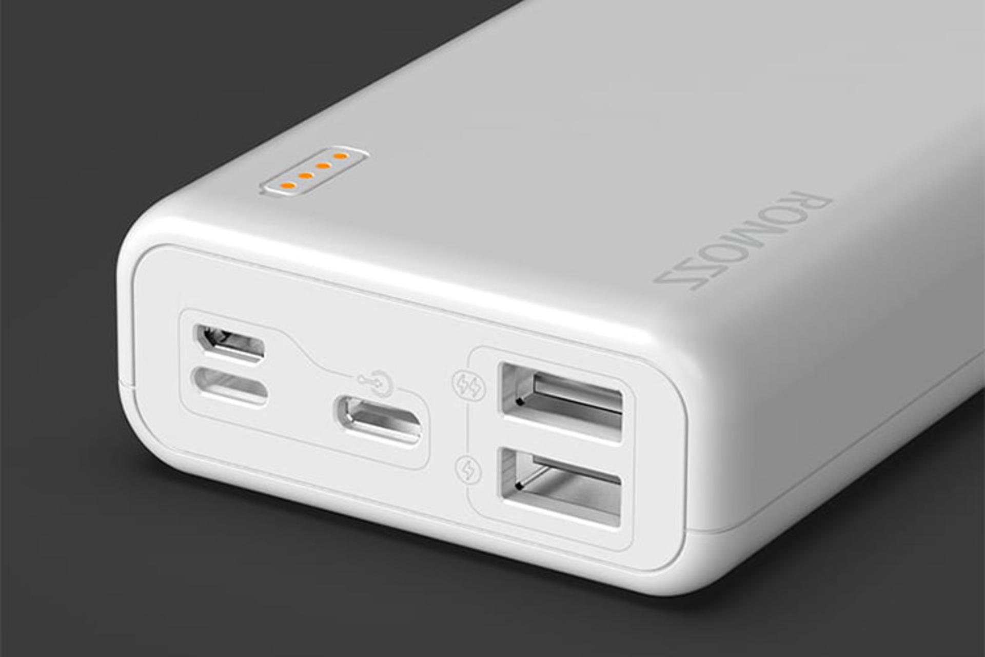 Romoss Simple 20 PSL20 20000mAh / روموس Simple 20 با ظرفیت 20000 میلی‌آمپر ساعت