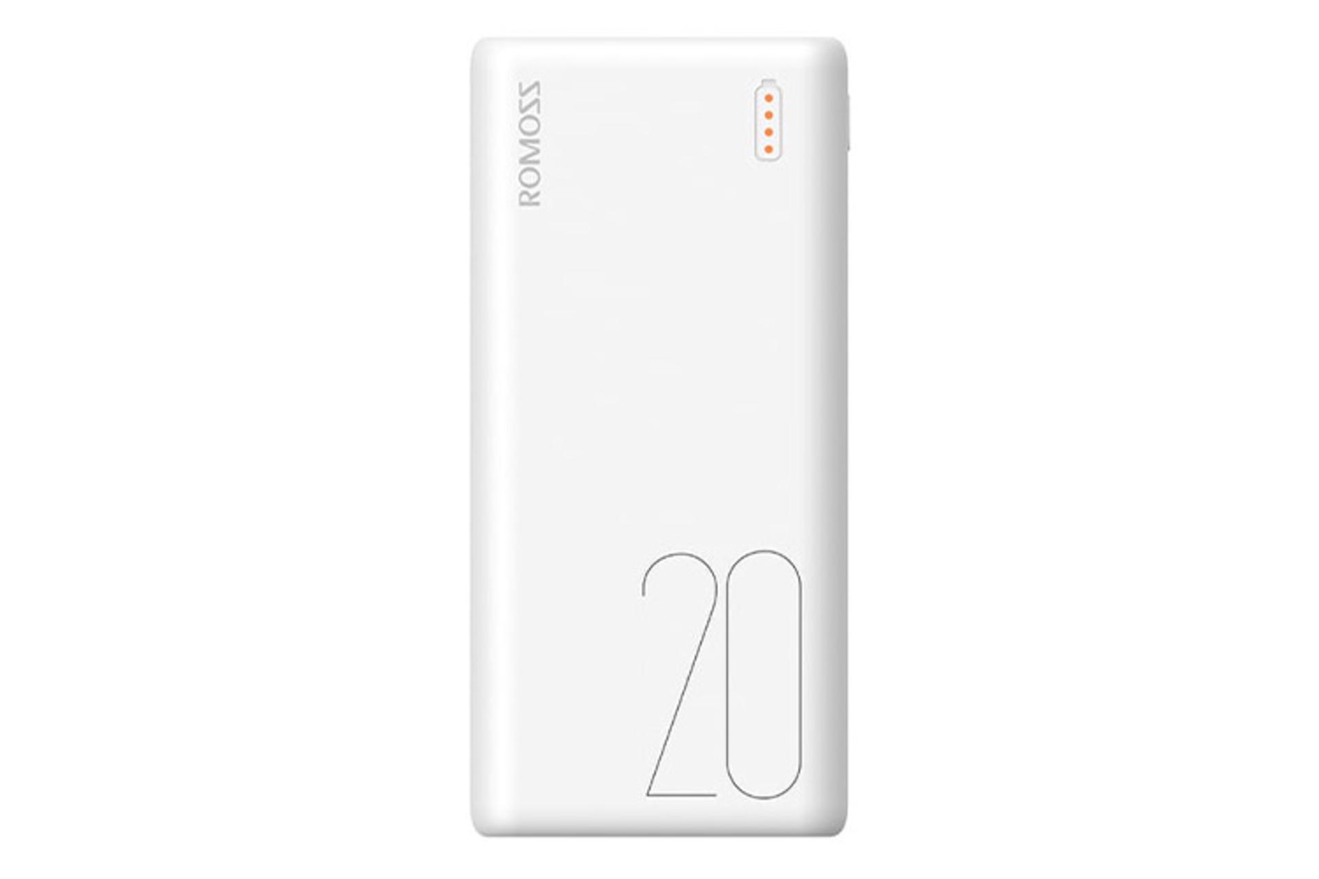 Romoss Simple 20 PSL20 20000mAh / روموس Simple 20 با ظرفیت 20000 میلی‌آمپر ساعت